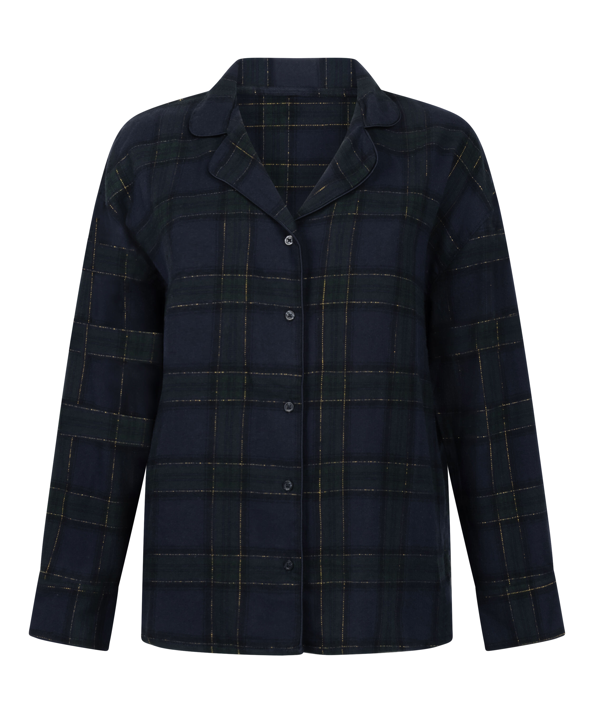Haut de Pyjama Flanel, Bleu