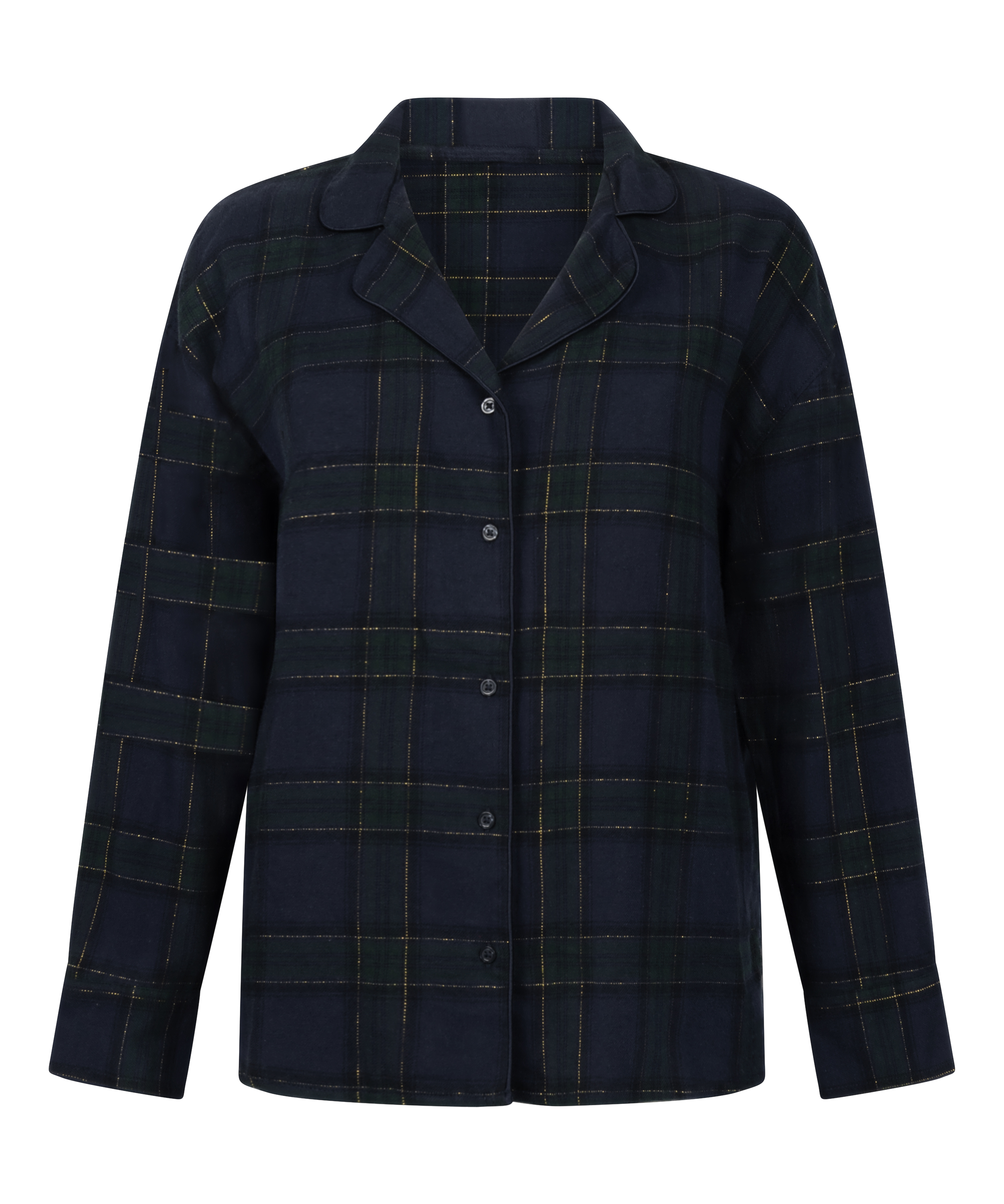 Haut de Pyjama Flanel, Bleu, main