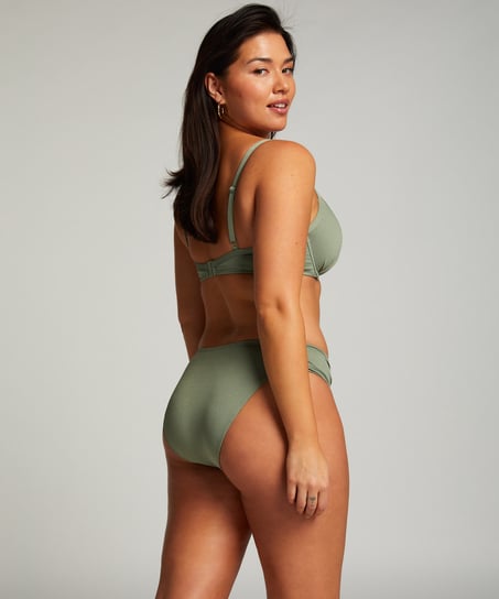 Slip de Bikini Rio Scallop, Vert
