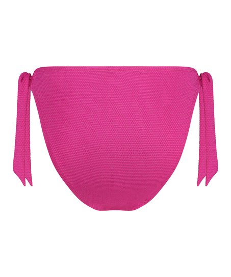 Slip de Bikini Rio Scallop Lurex, Rose