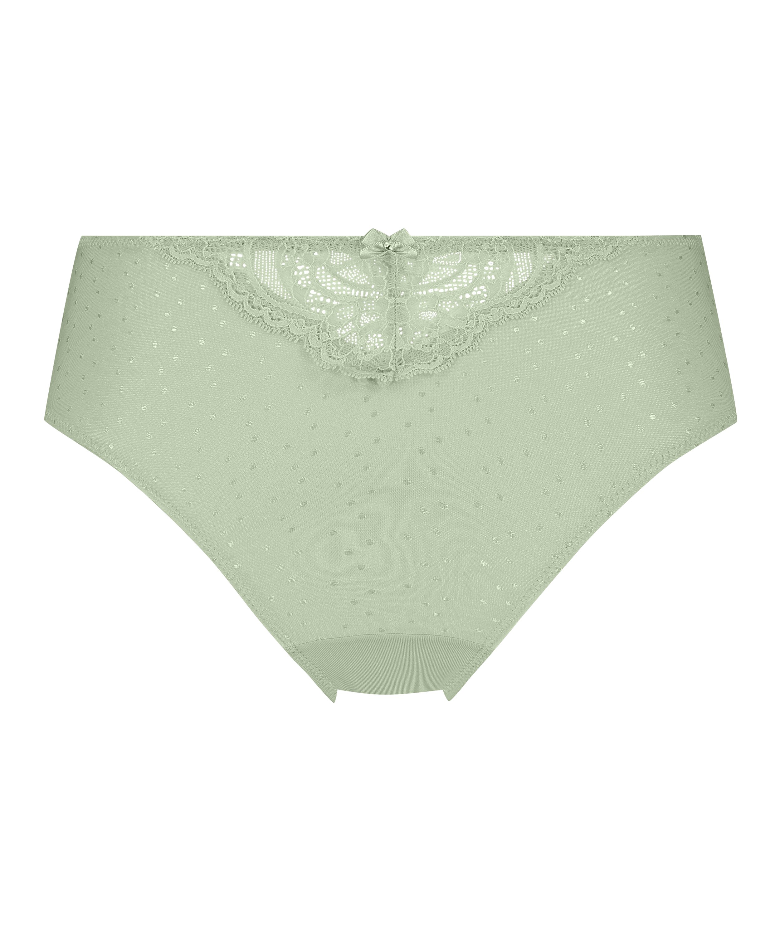 Slip taille haute Sophie, Vert, main