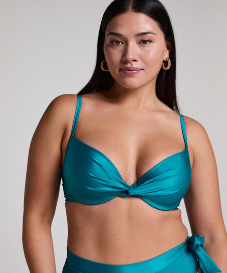 Haut de bikini aqua, Vert