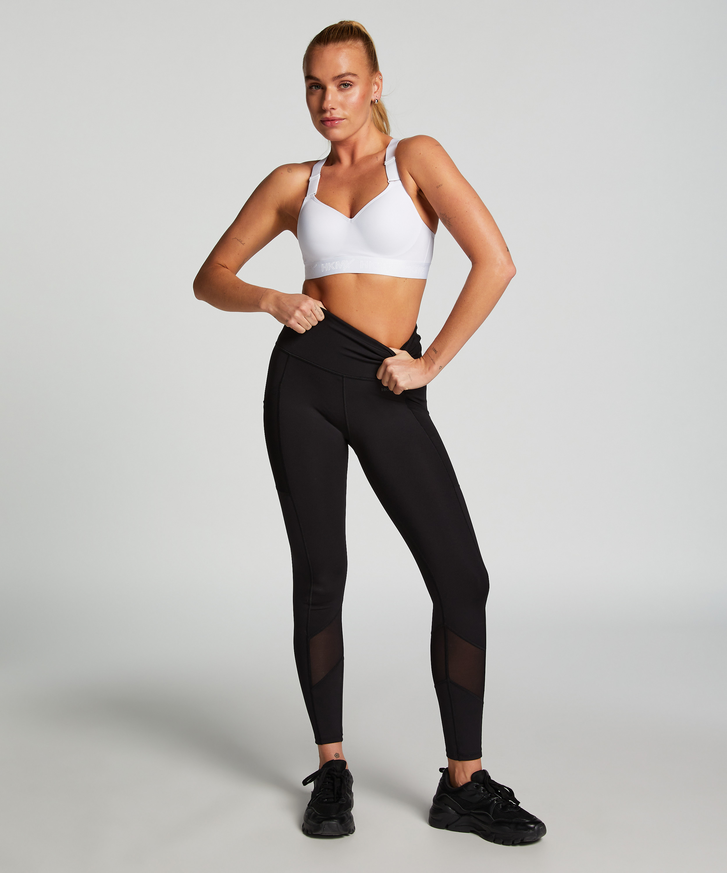 HKMX Soutien-gorge de sport The All Star Maintien niveau 2, Blanc, main