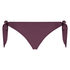 Bas de bikini taille basse coquin en mesh Borneo, Violet