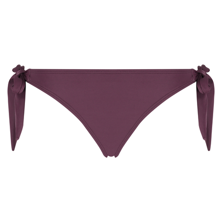 Bas de bikini taille basse coquin en mesh Borneo, Violet