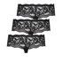 Lot de 3 boxers string Florence, Noir