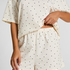 Pyjama Set Cotton Jersey Short, Blanc