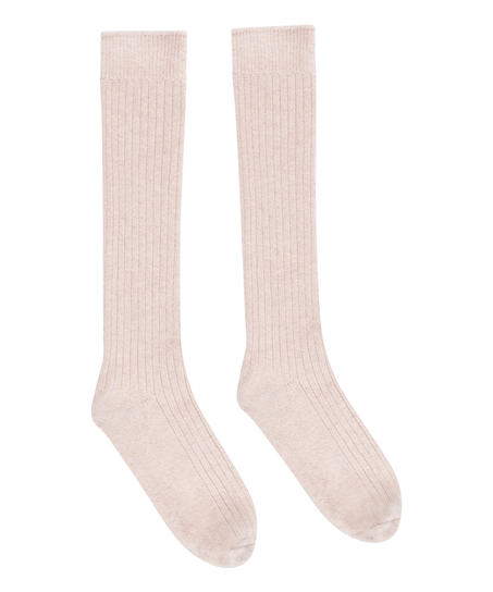 Chaussettes avec Cachemire, Rose