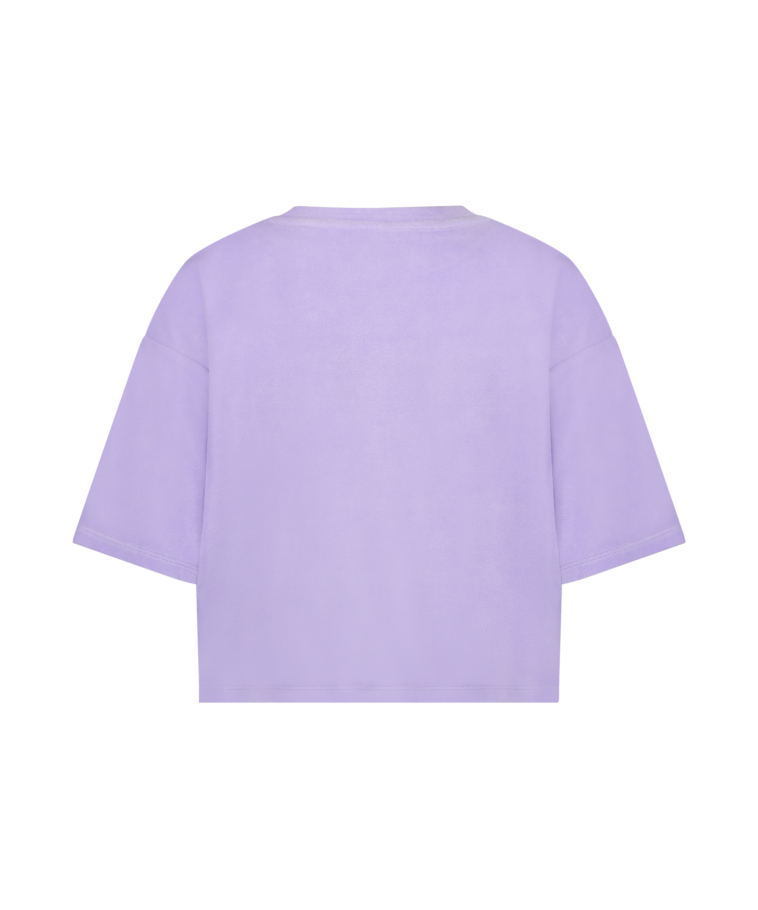 Top velours manches courtes, Violet, main