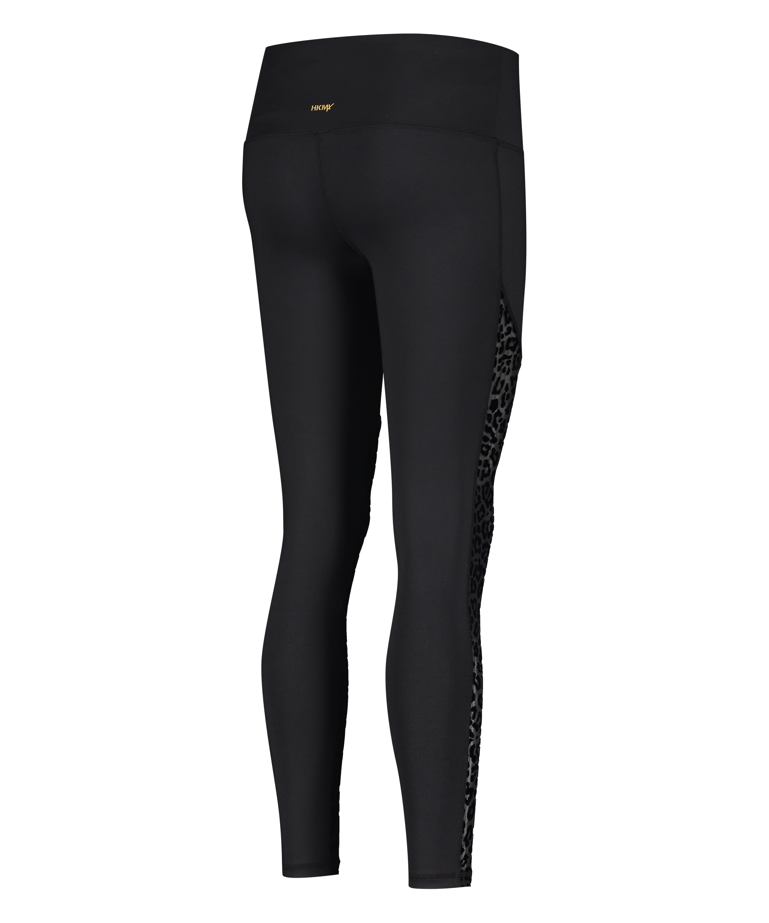 Legging de sport en flocage léopard taille haute HKMX, Noir, main