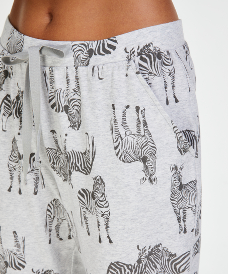 Pantalon de pyjama Jersey, Gris