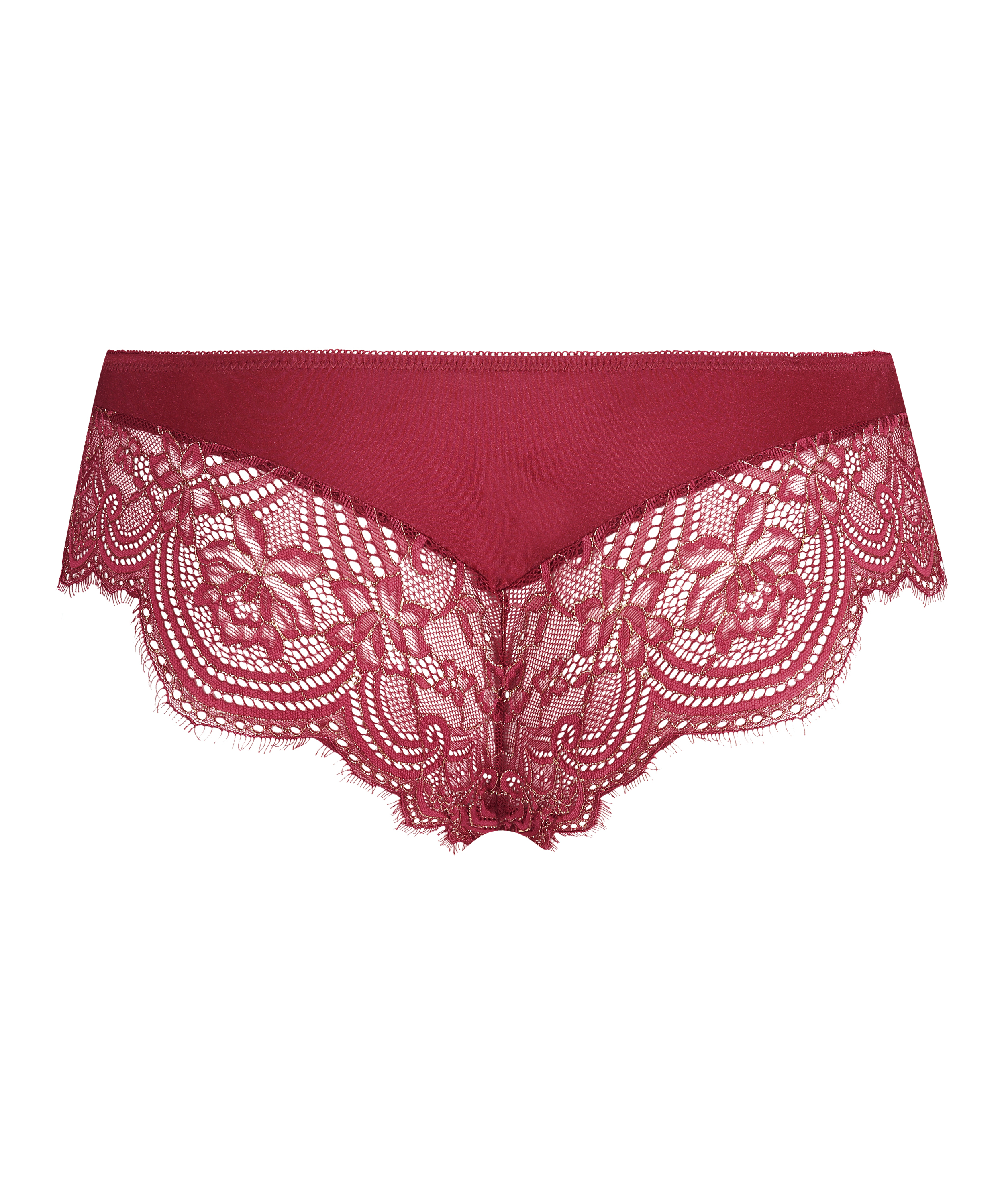 Slip brésilien short Selena, Rouge, main