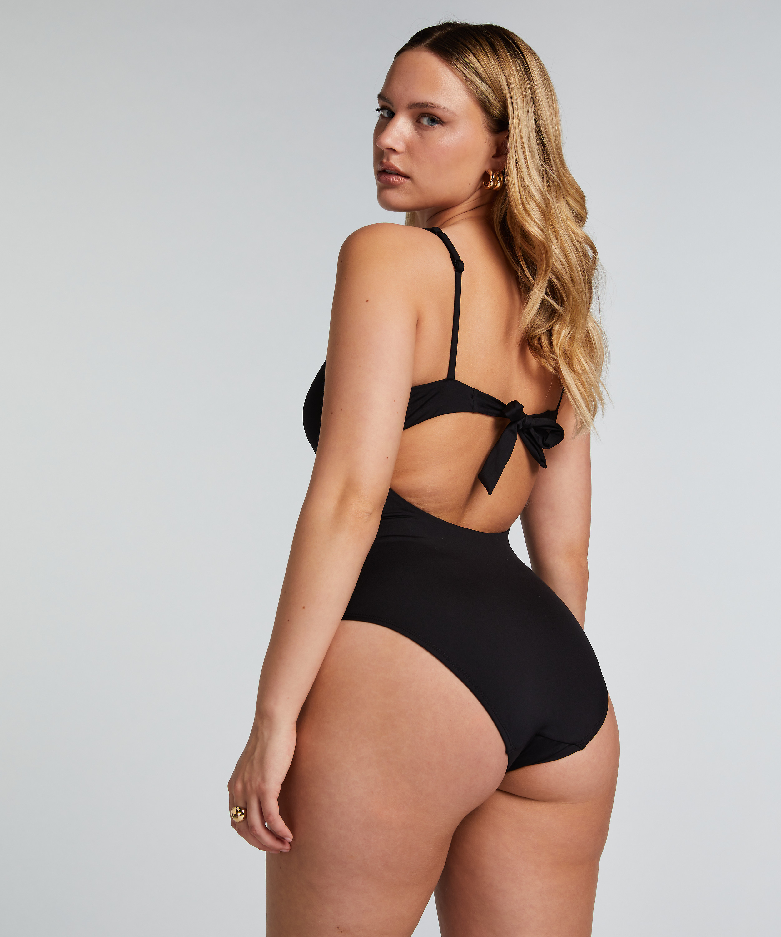 Maillot de bain Shaping Santorini, Noir, main