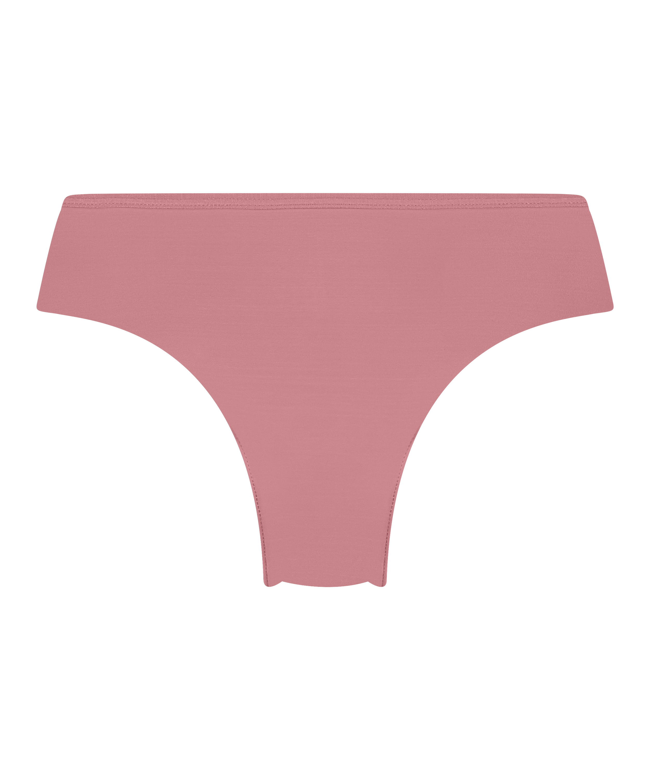 Slip brésilien iInvisible Lace Back, Rose, main