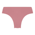 Slip brésilien iInvisible Lace Back, Rose