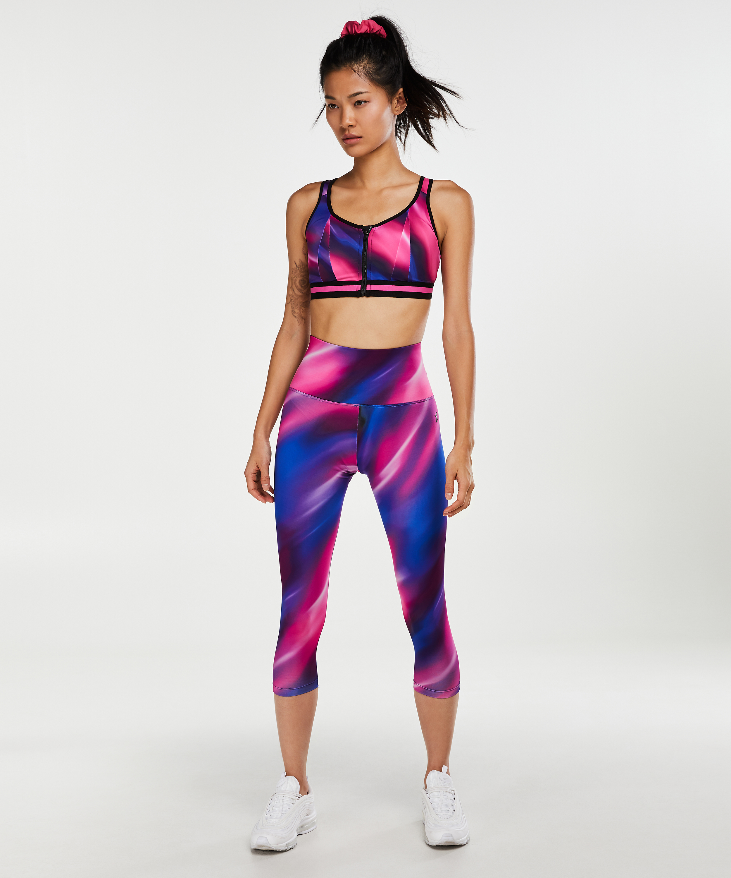 HKMX high waist capri, Violet, main