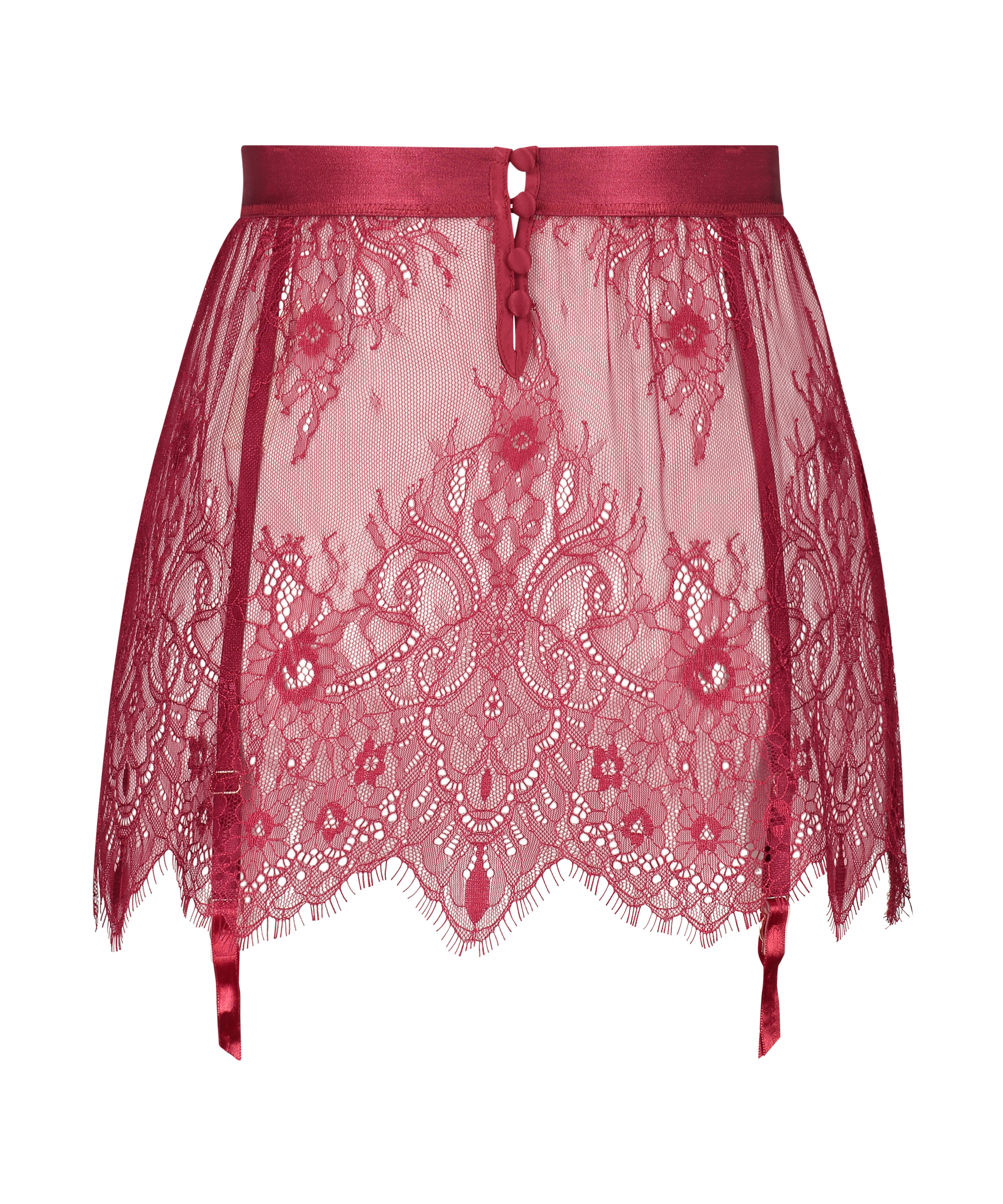 Jupe Courte En Dentelle Noire Jaeger - Taille 16 - Neuf Avec étiquettes - Mélange Coton