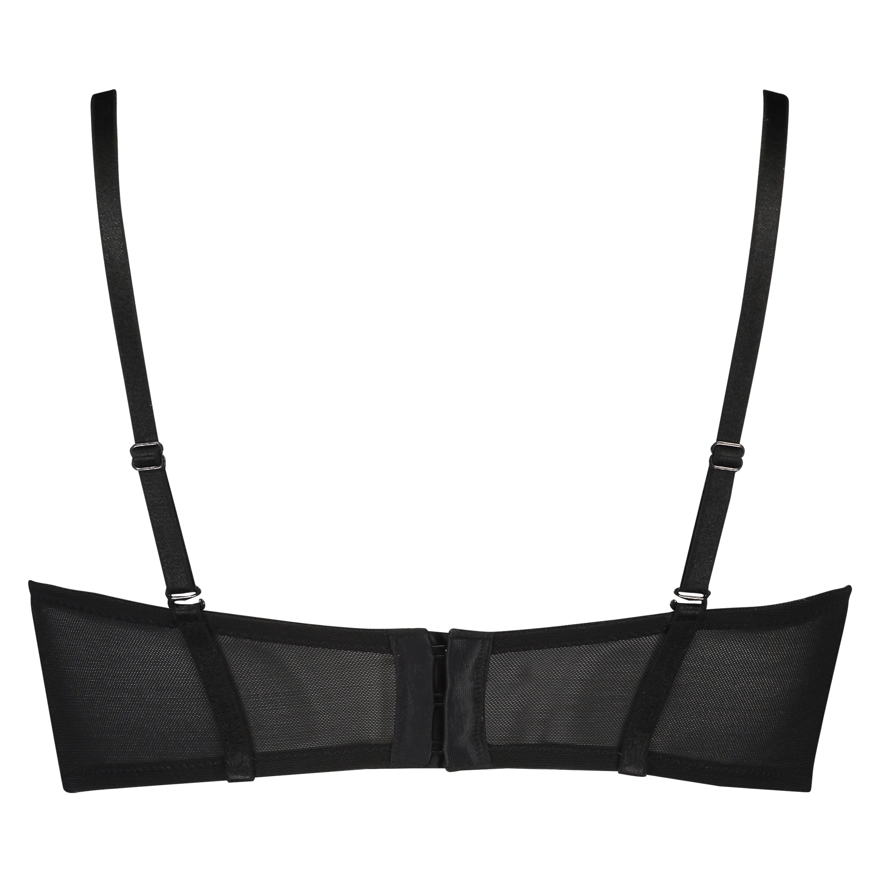 Soutien-gorge &agrave; armatures pr&eacute;form&eacute; longline sans bretelles Astraea, Noir, main