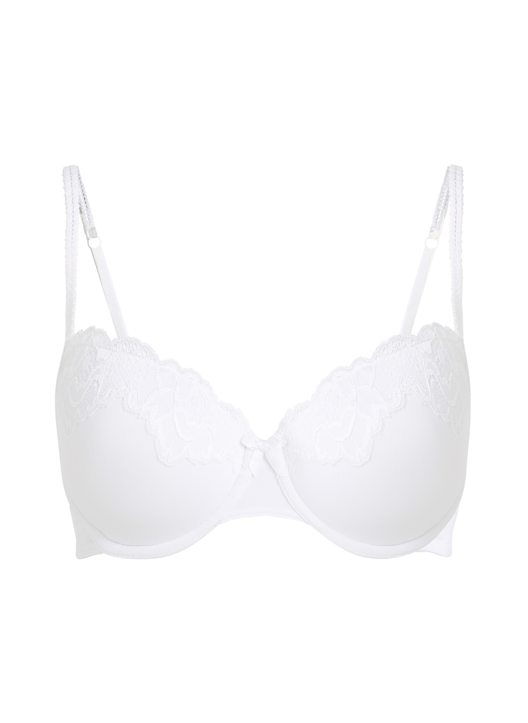 Soutien-gorge &agrave; armatures pr&eacute;form&eacute; Secret Lace, Blanc, main