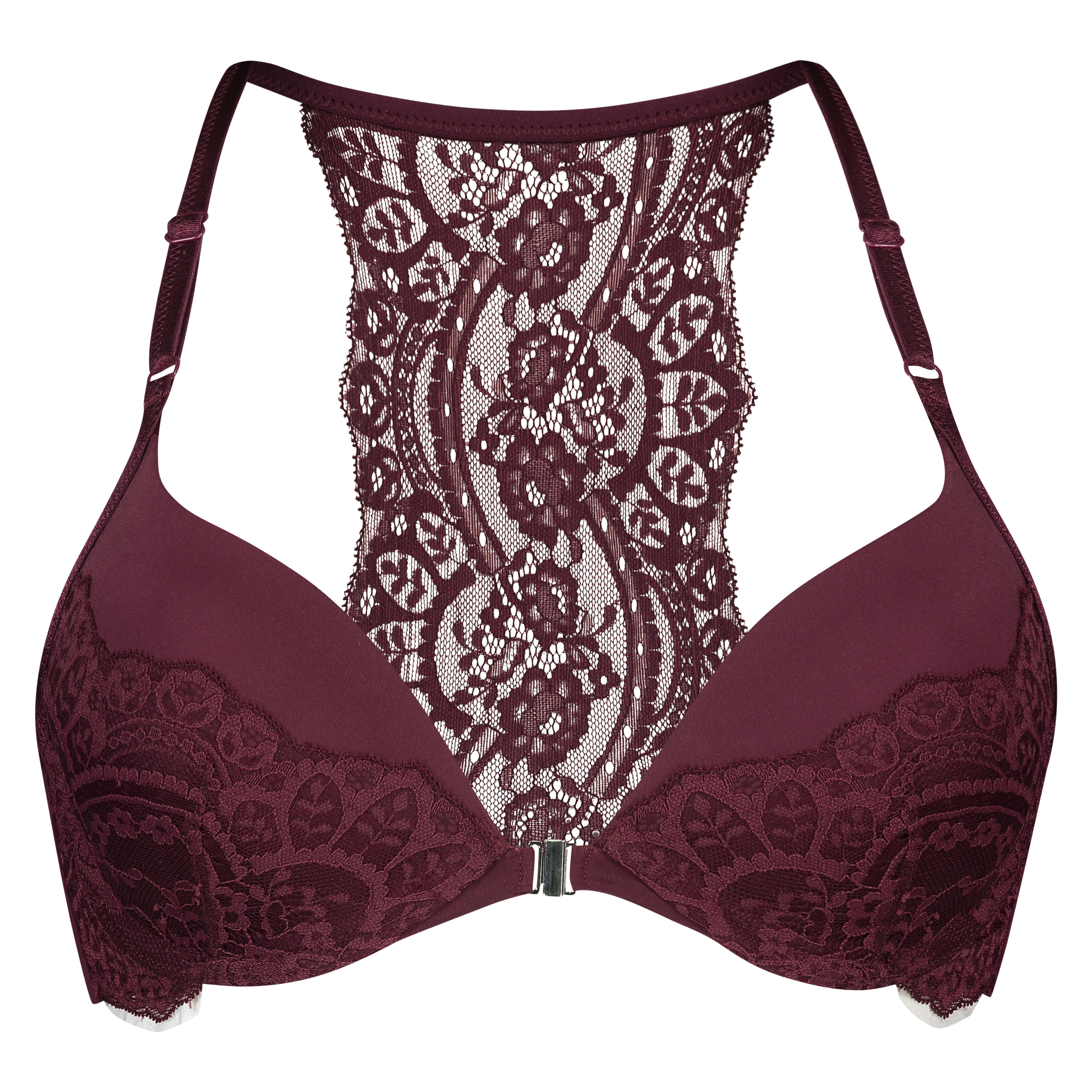 Soutien-gorge &agrave; armatures pr&eacute;form&eacute; push-up Bluebell, Rouge, main