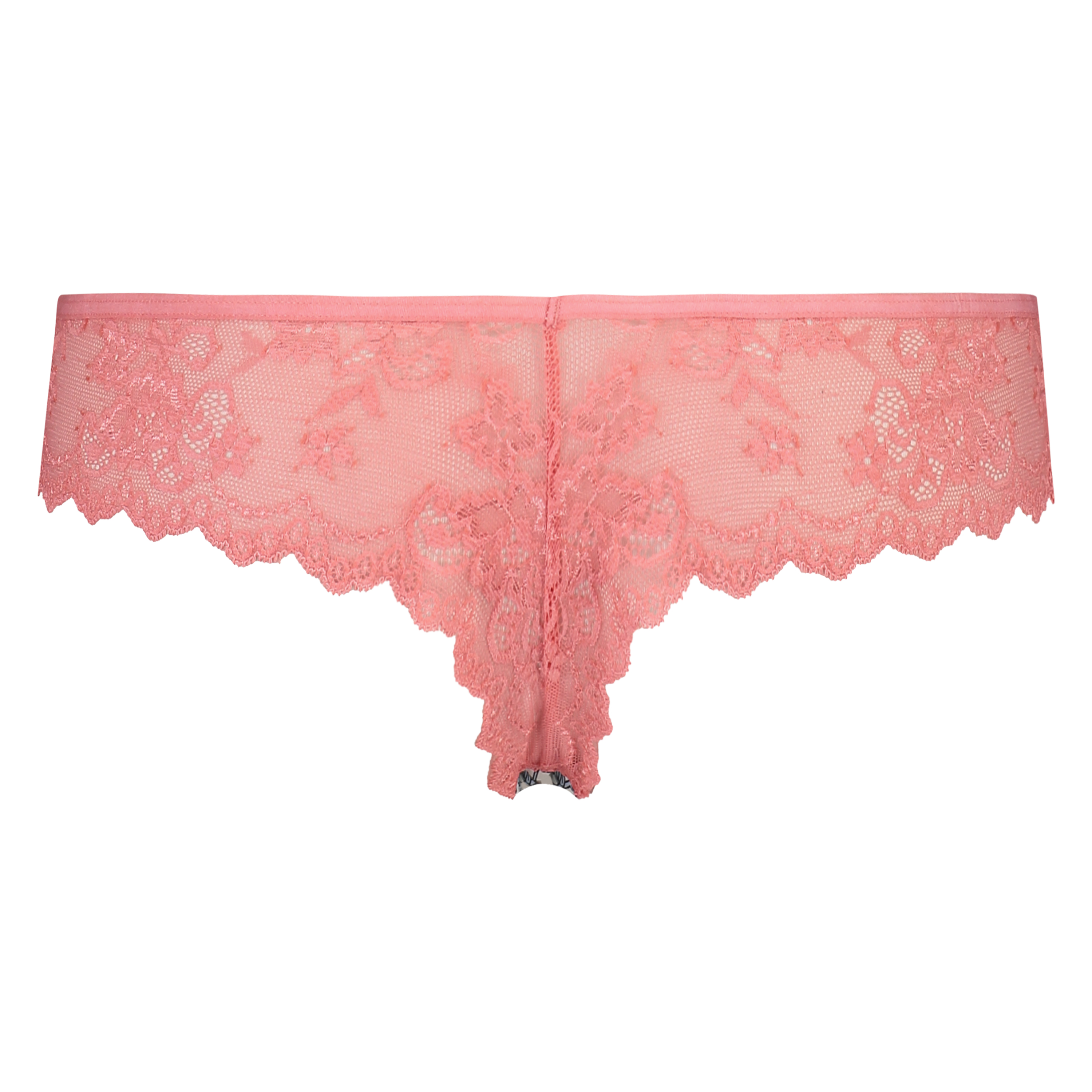 String Invisible laceback roseprint, Blanc, main