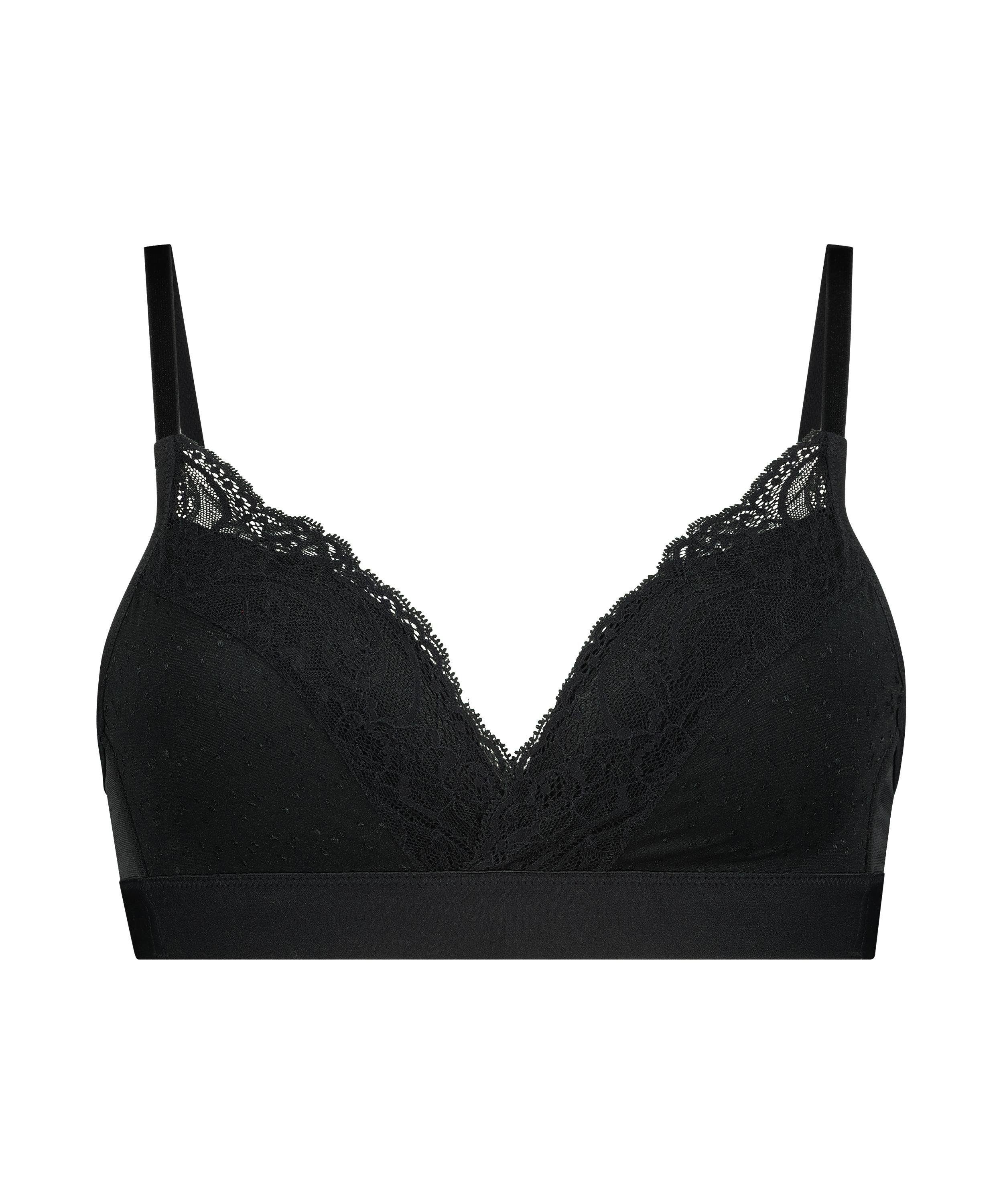 Soutien-gorge pr&eacute;form&eacute; sans armatures Sophie, Noir, main