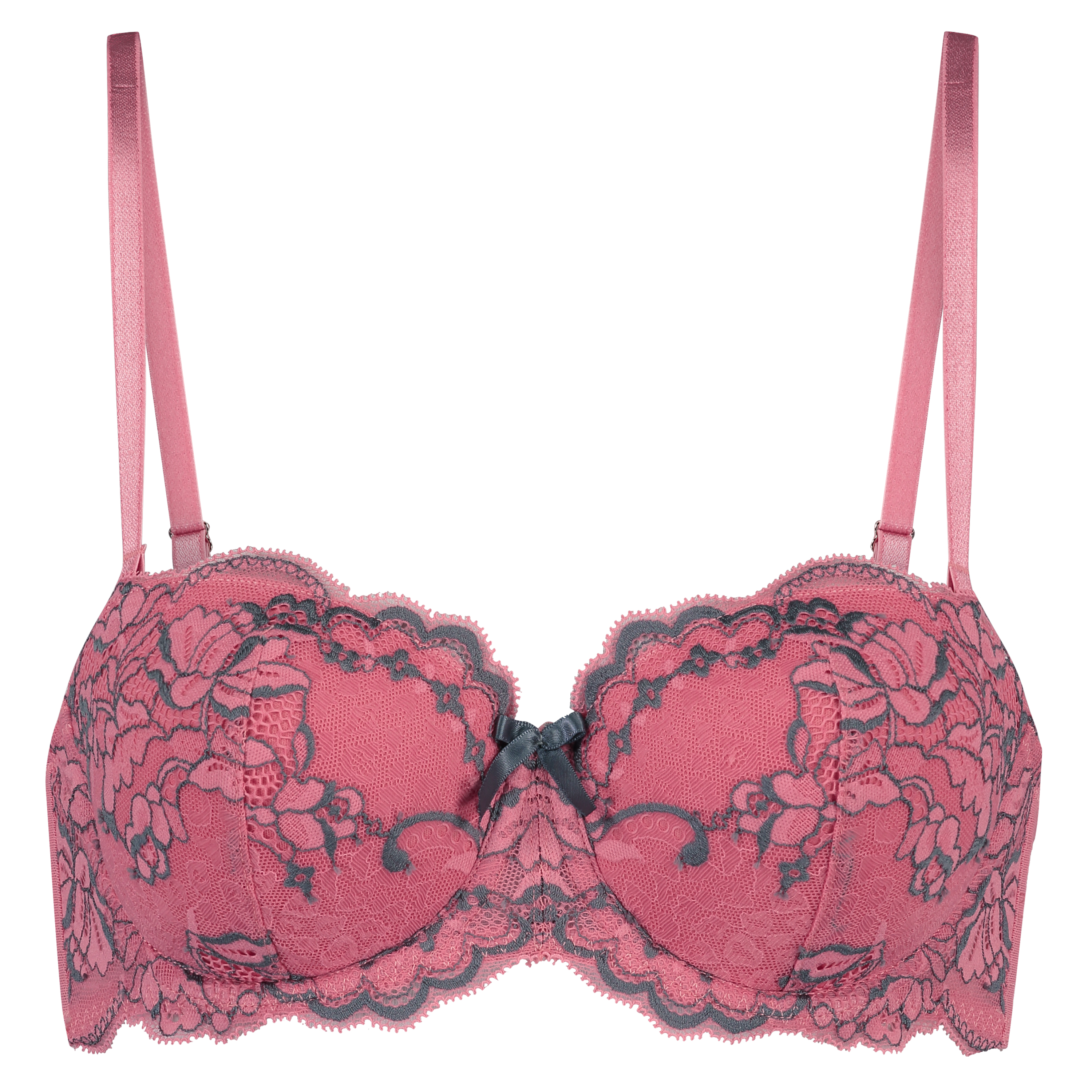 Soutien-gorge &agrave; armatures pr&eacute;form&eacute; sans bretelles Roberta, Rose, main