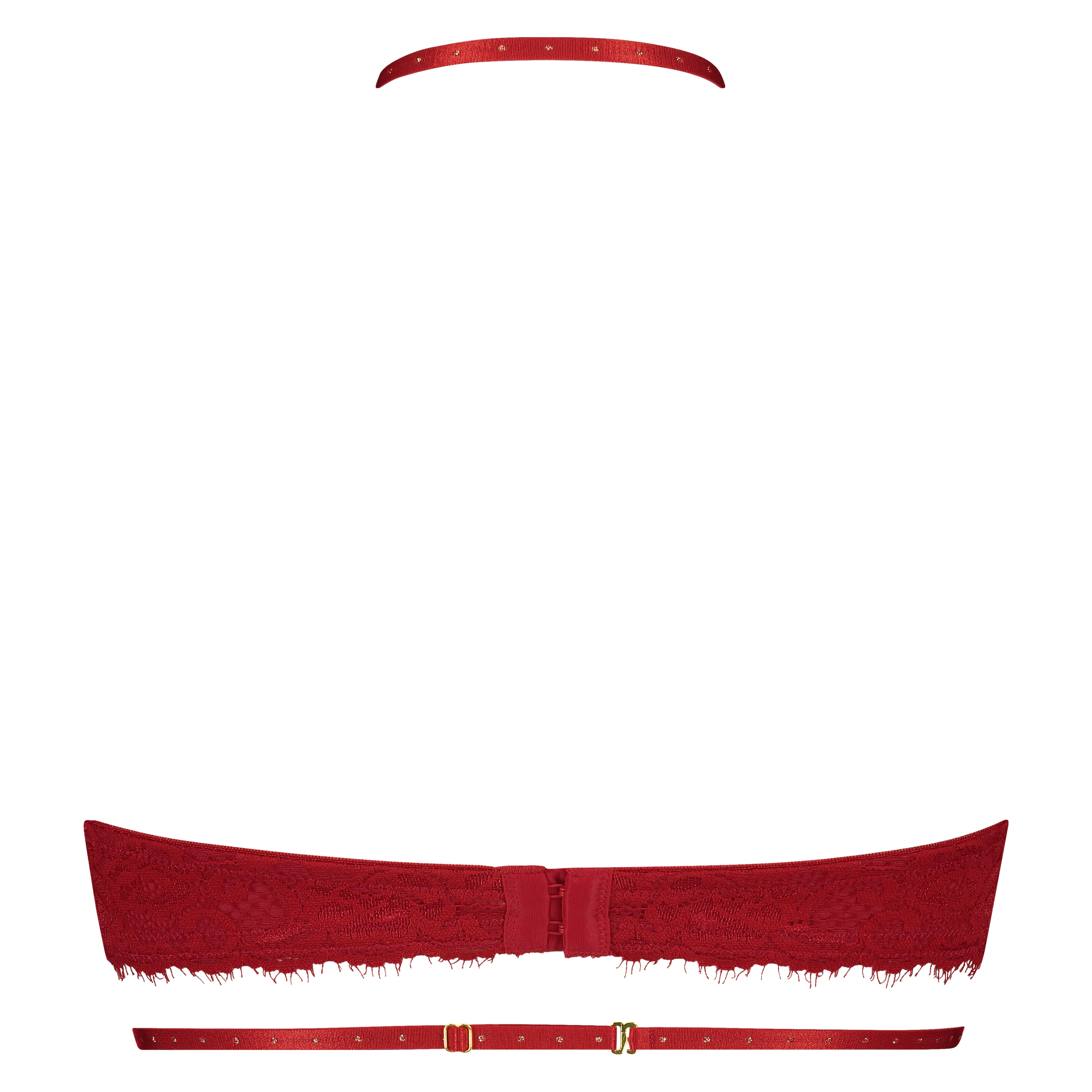 Soutien-gorge &agrave; armatures pr&eacute;form&eacute; Adele, Rouge, main