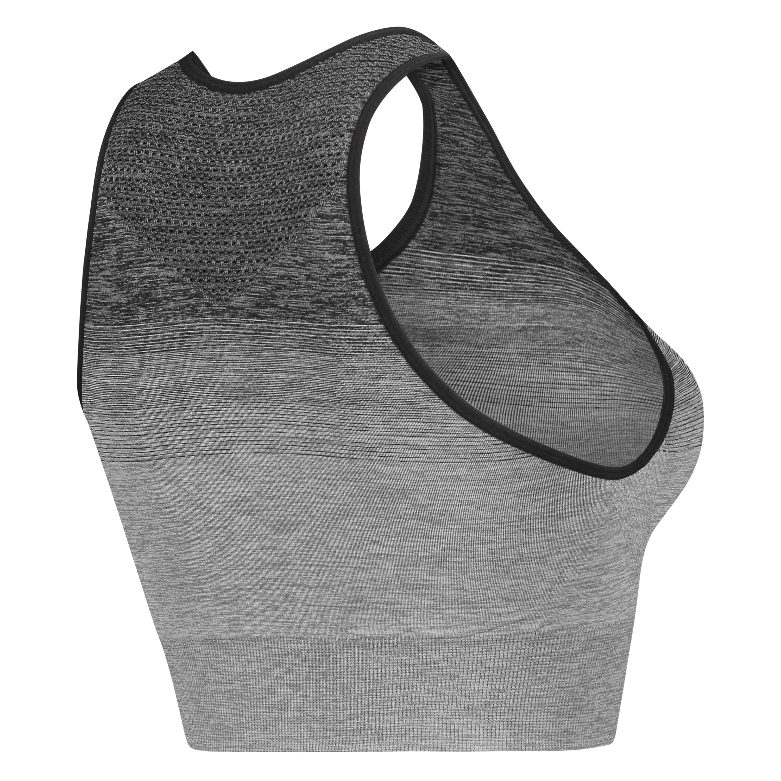 Soutien-gorge de sport HKMX Highneck Level 2 ombre, Gris, main