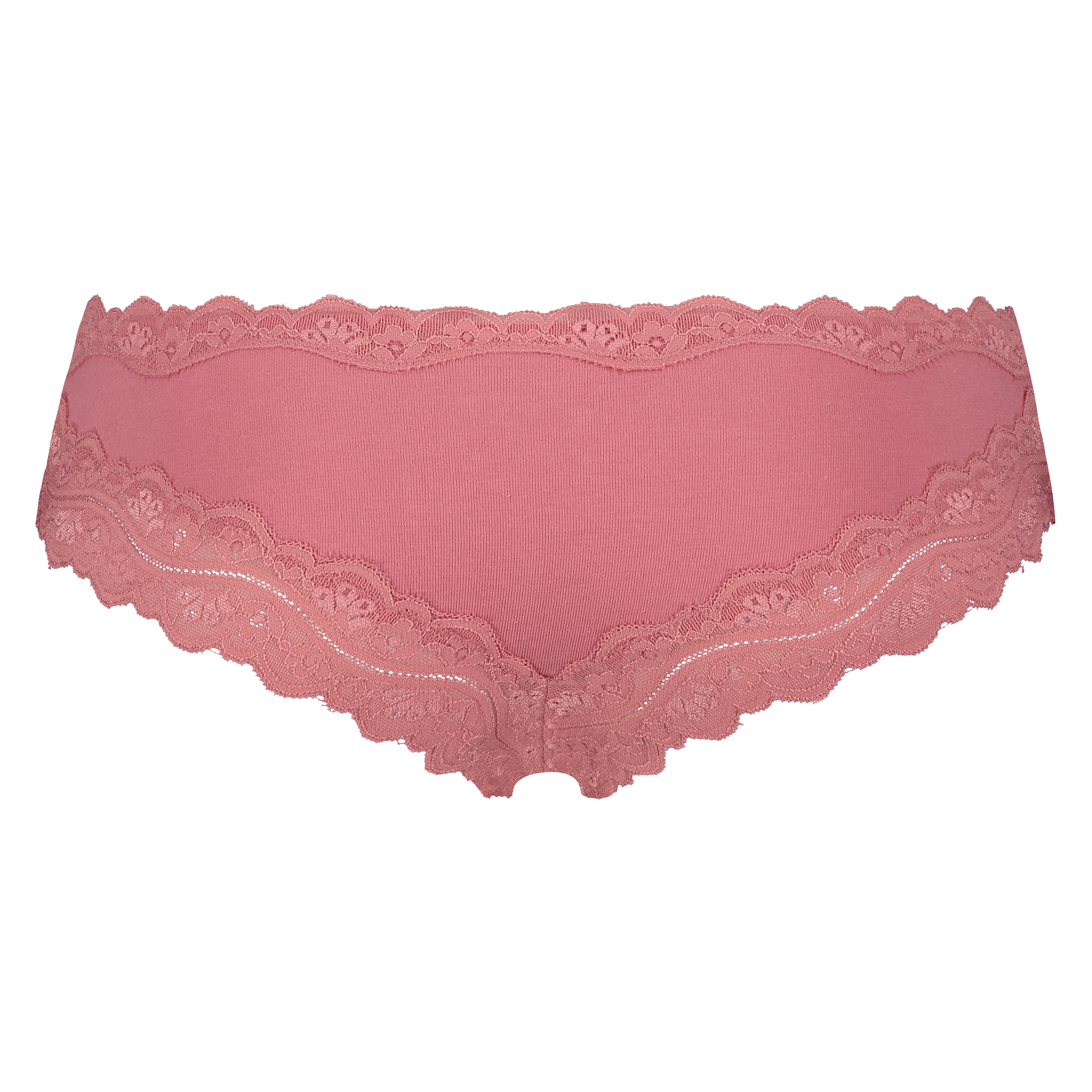 Slip br&eacute;silien coton, Rose, main