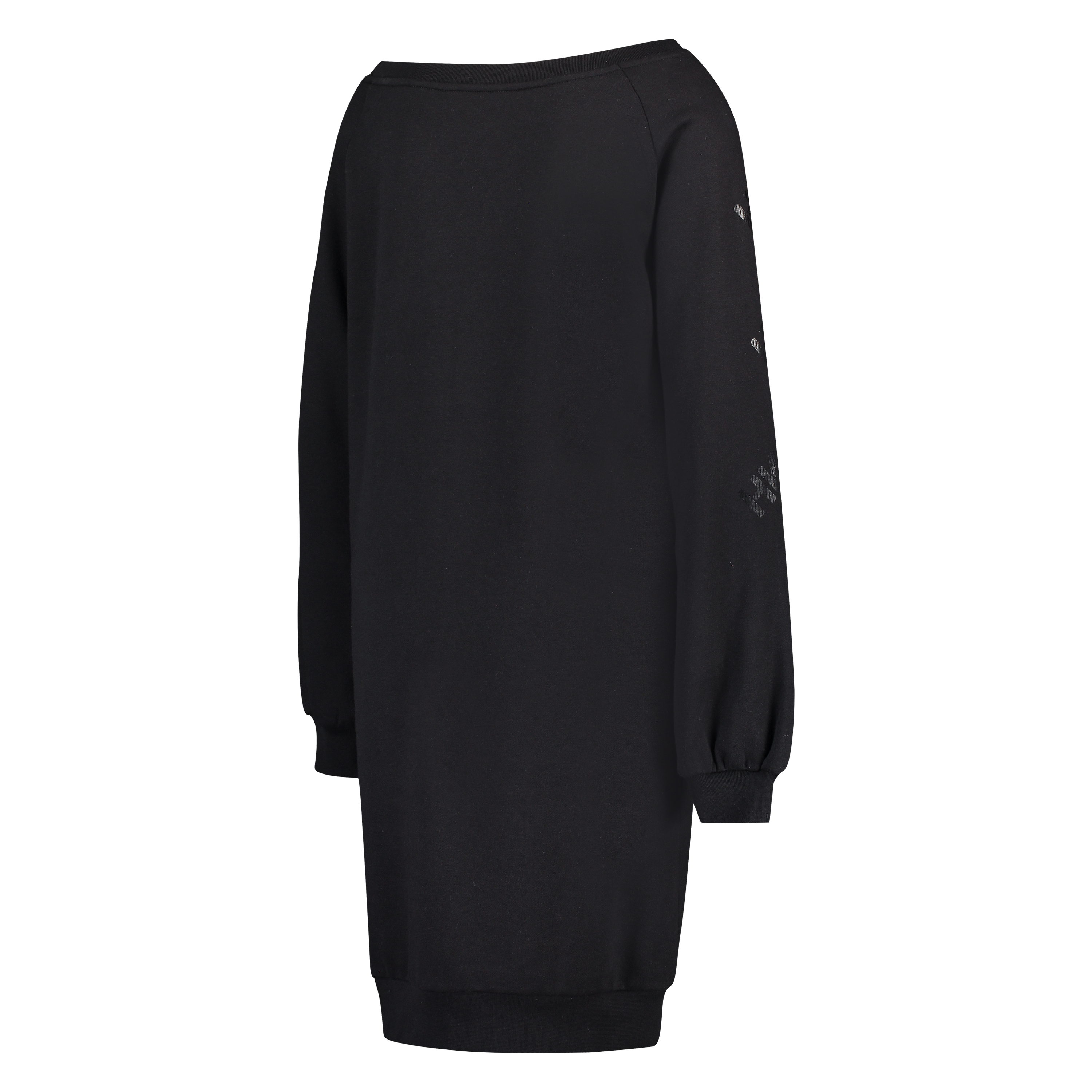 Robe sweat HKMX Oversize, Noir, main