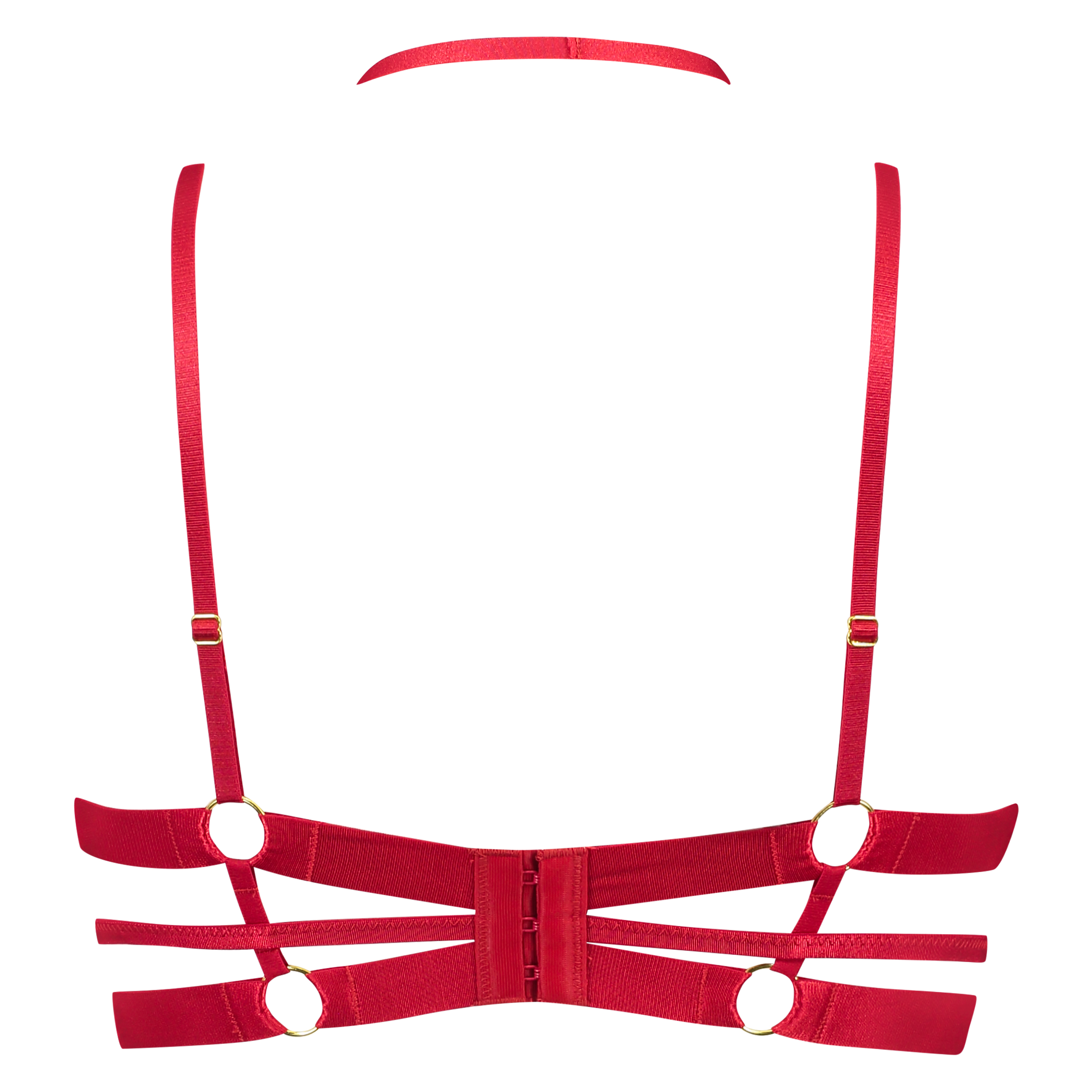 Soutien-gorge &agrave; armatures non-pr&eacute;form&eacute; Jacky, Rouge, main