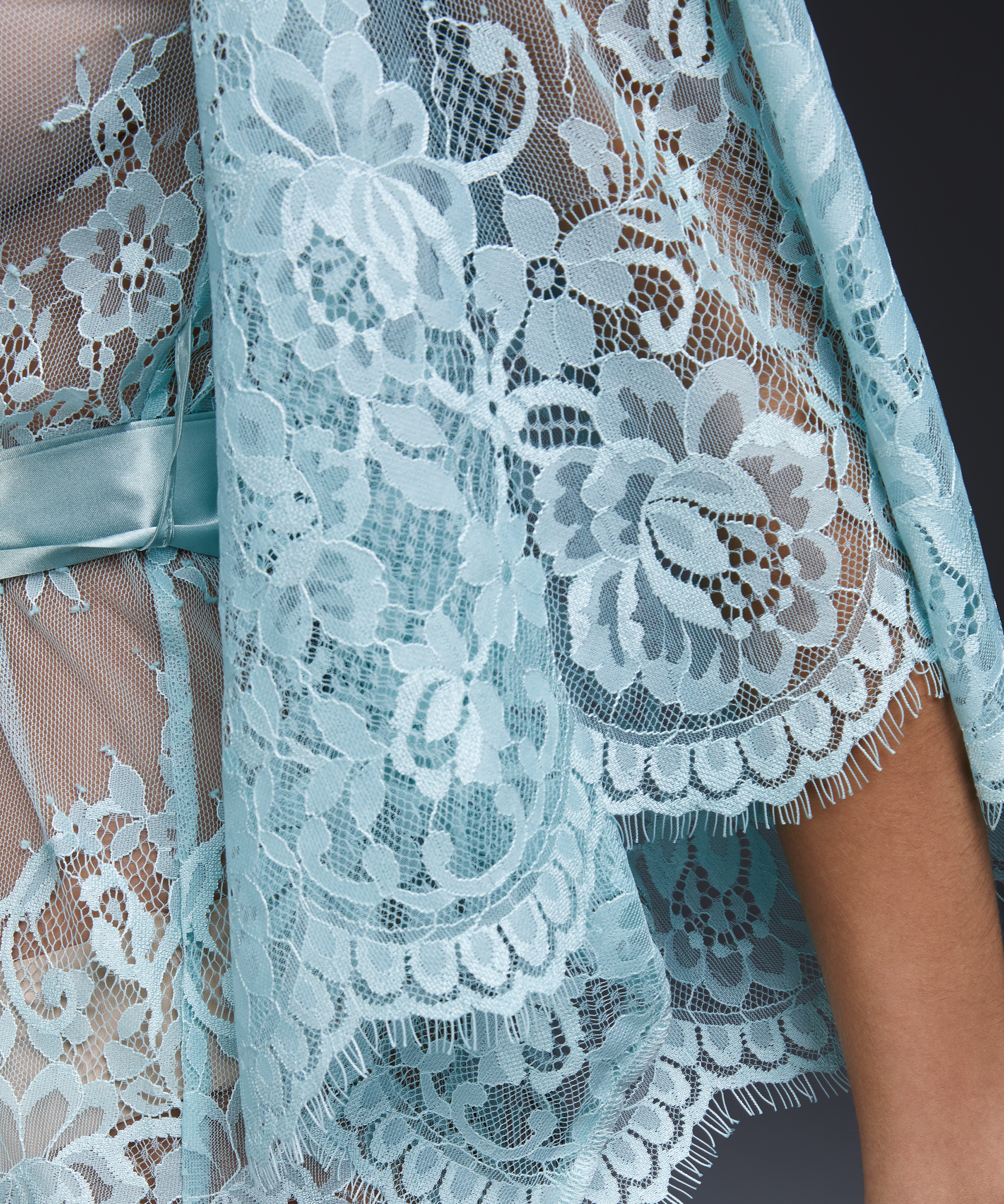 Kimono Lace Isabelle, Bleu, main