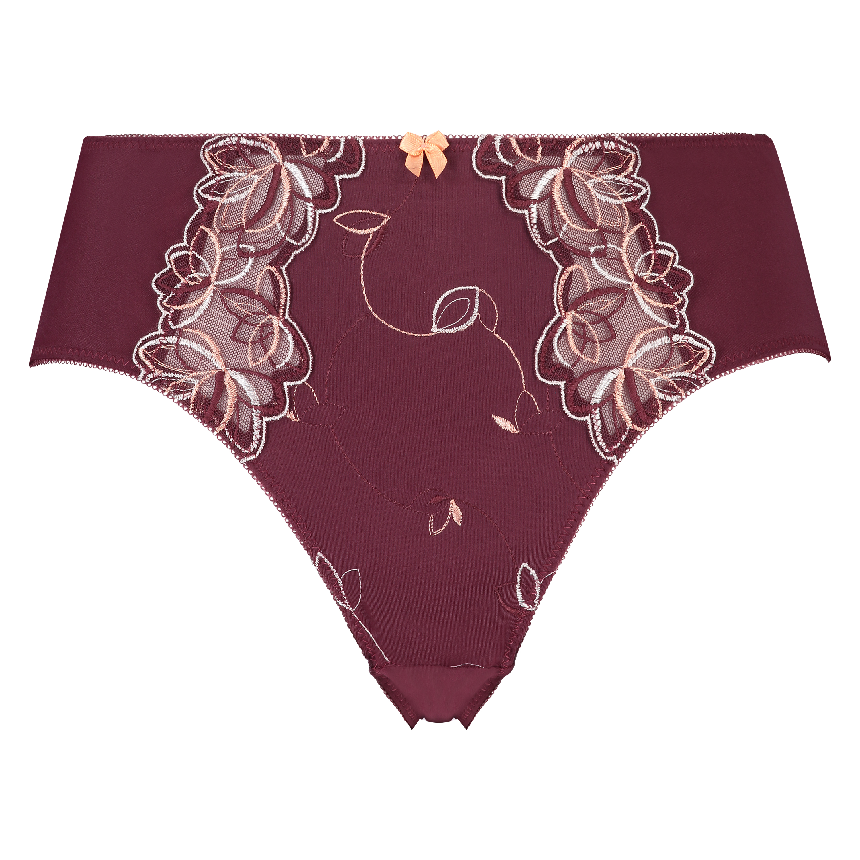 Slip taille haute Diva, Rouge, main