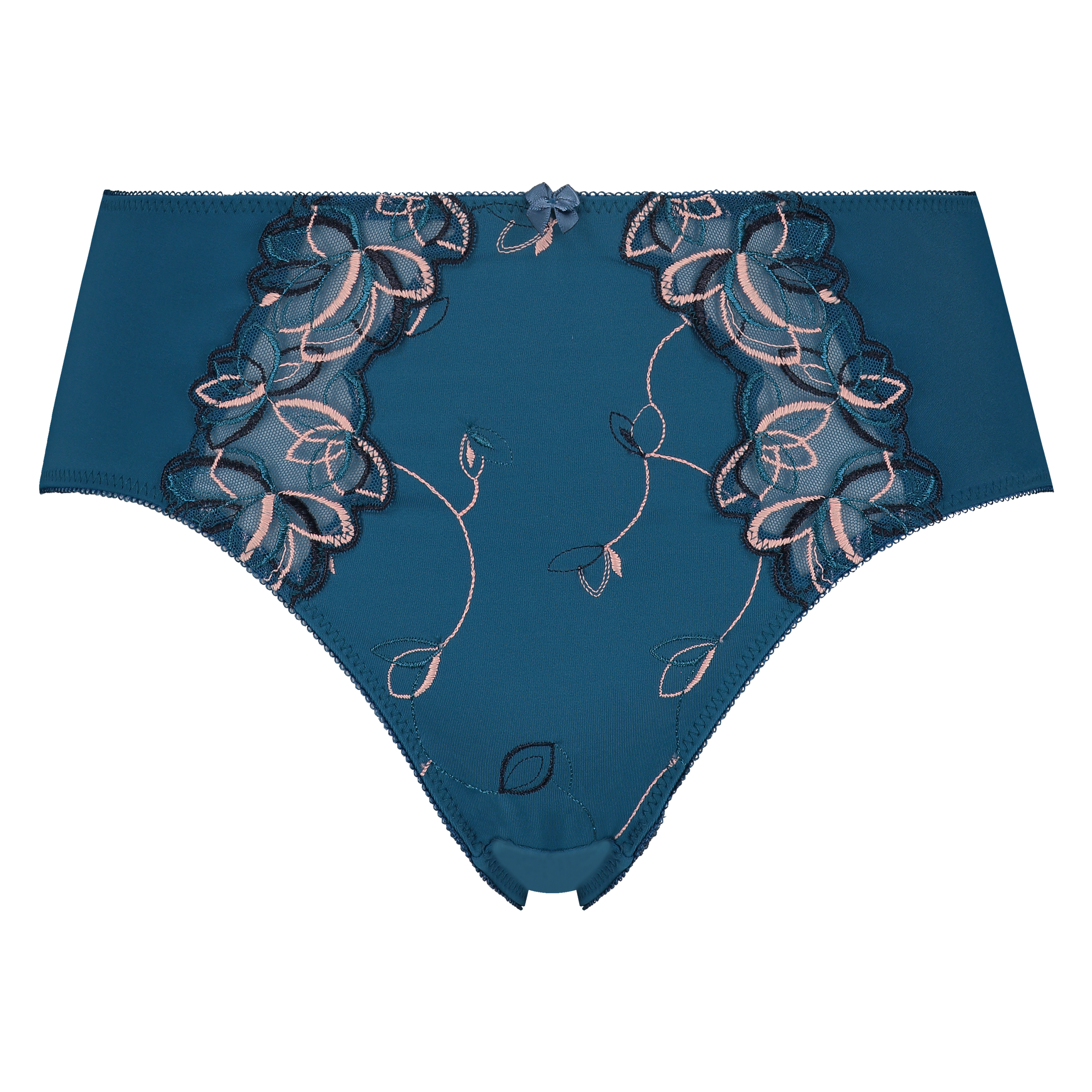 Slip taille haute Diva, Bleu, main