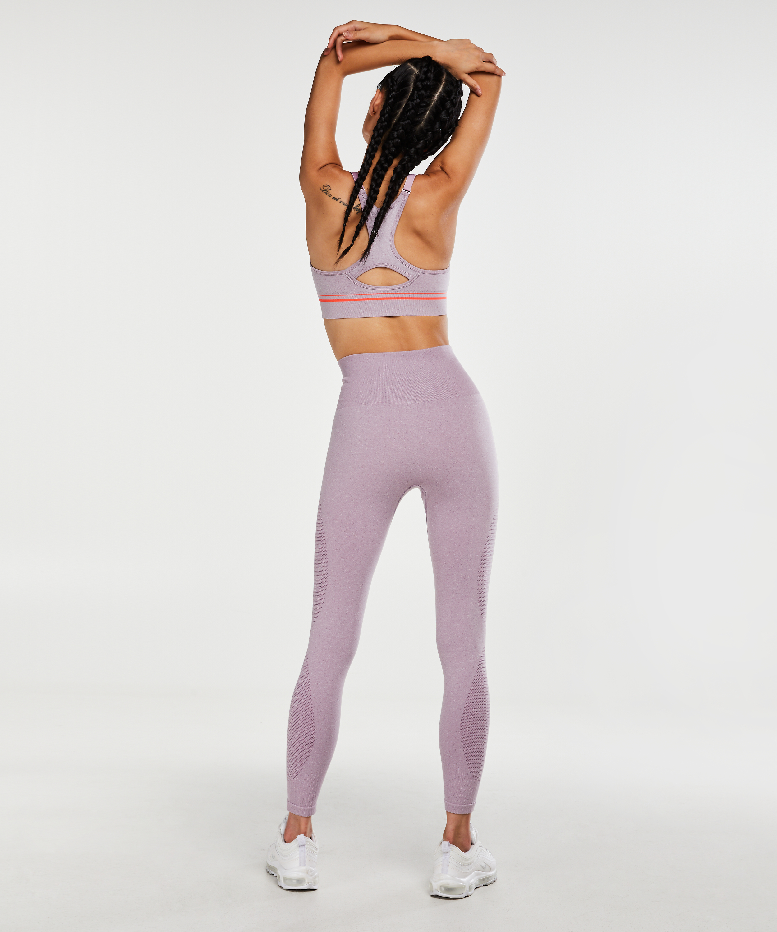 Soutien-gorge de sport HKMX The Crop Niveau 1, Violet, main