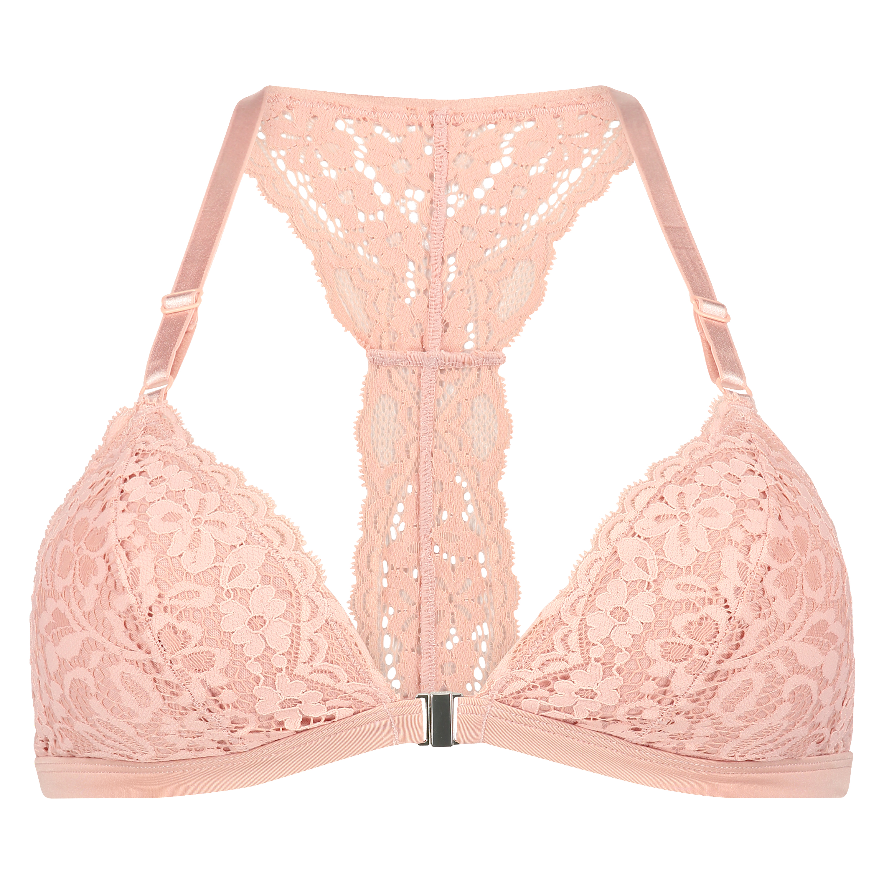 Pr&eacute;form&eacute; triangle brassi&egrave;re Marina, Rose, main