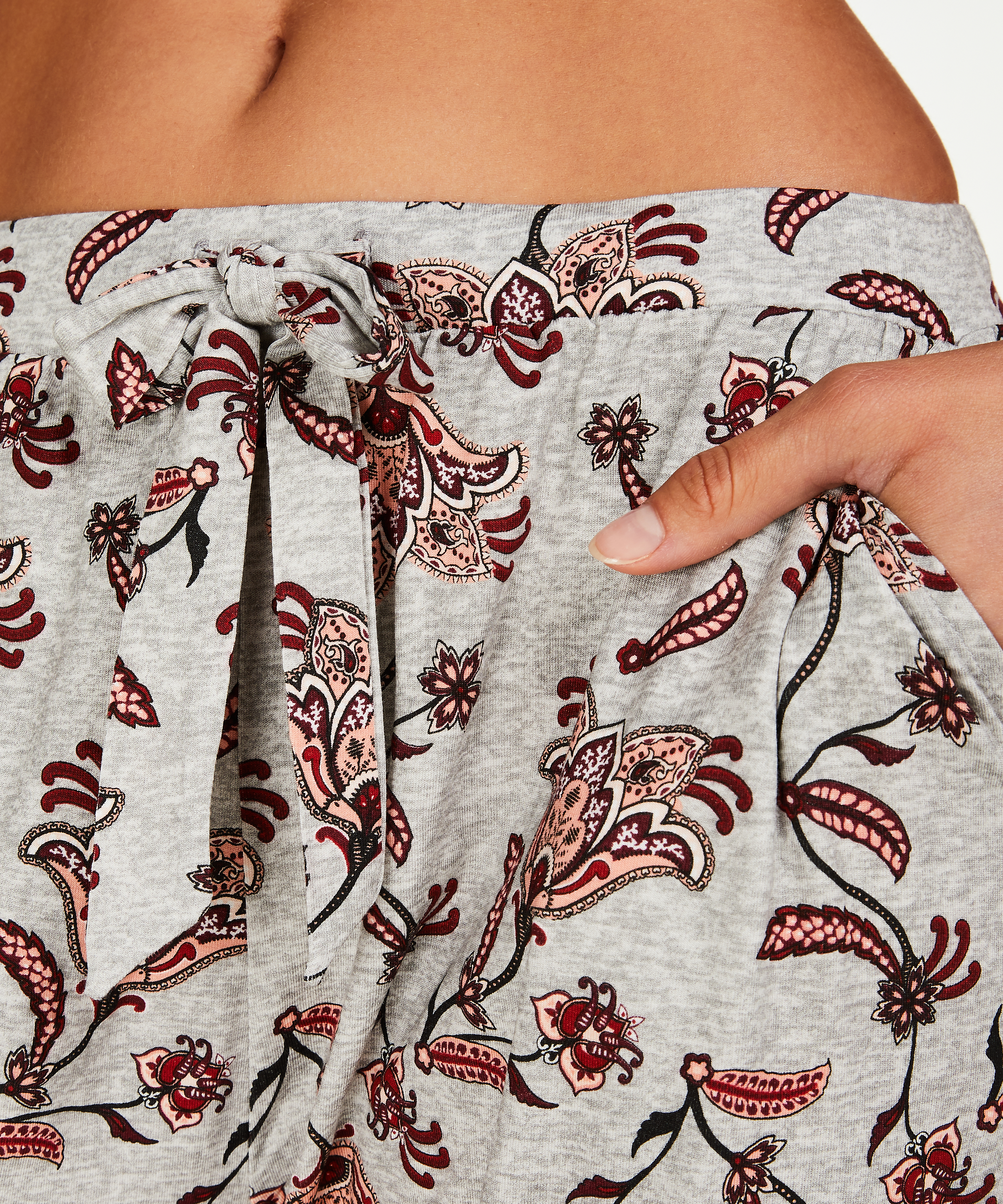 Pantalon de pyjama Loose fit, Gris, main