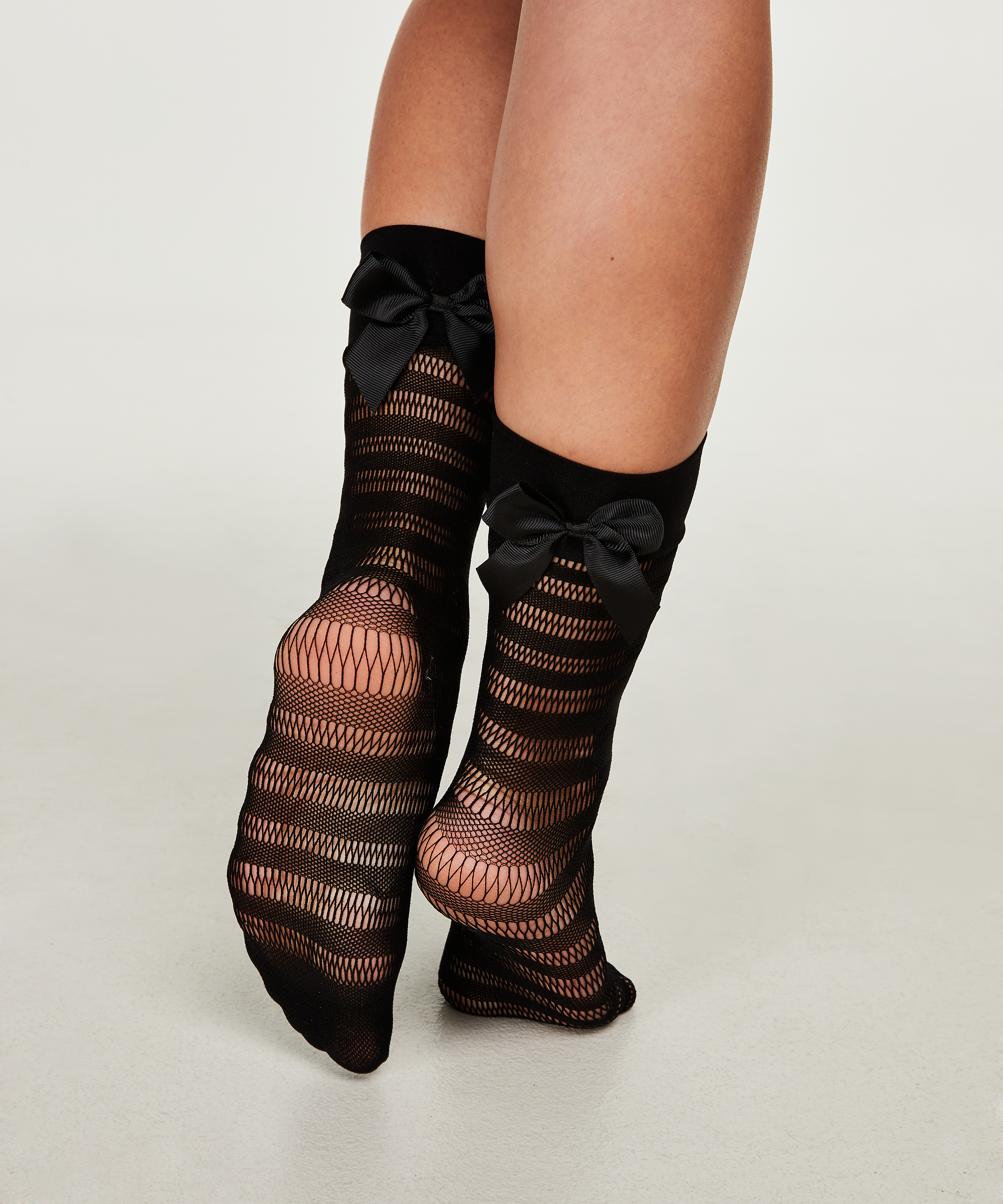 Chaussettes Ann Kathrin, Noir, main