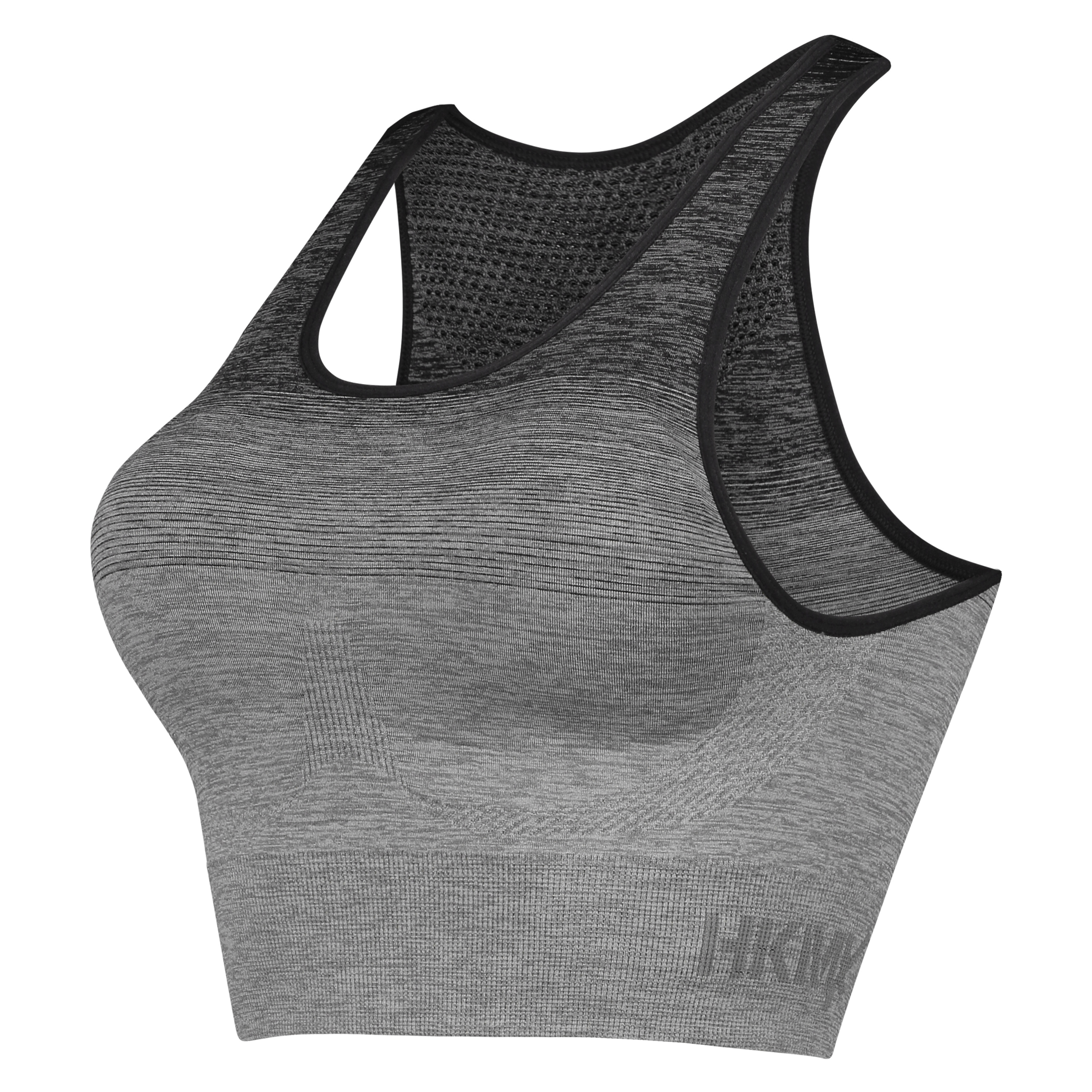 Soutien-gorge de sport HKMX Highneck Level 2 ombre, Gris, main