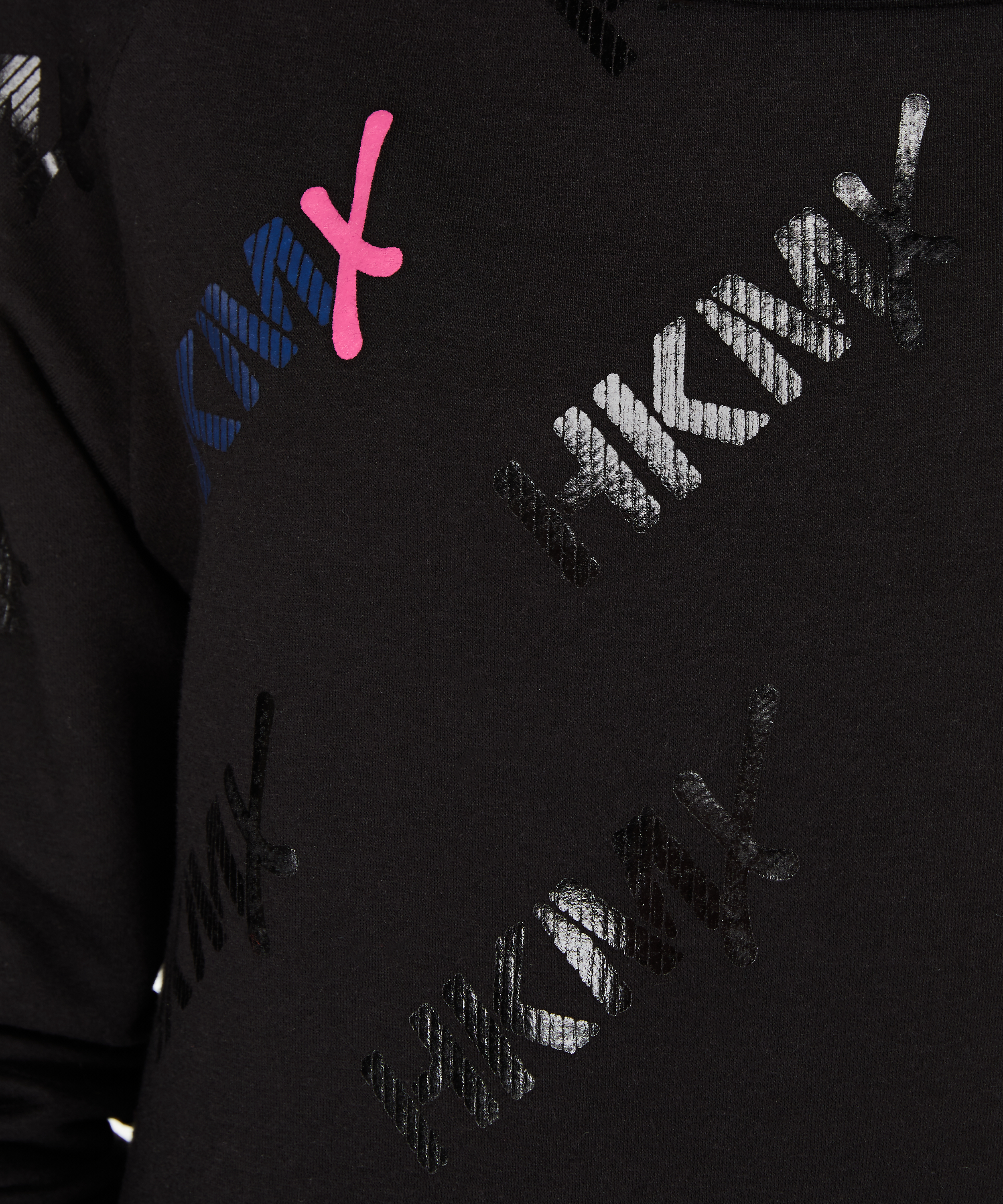 Robe sweat HKMX Oversize, Noir, main