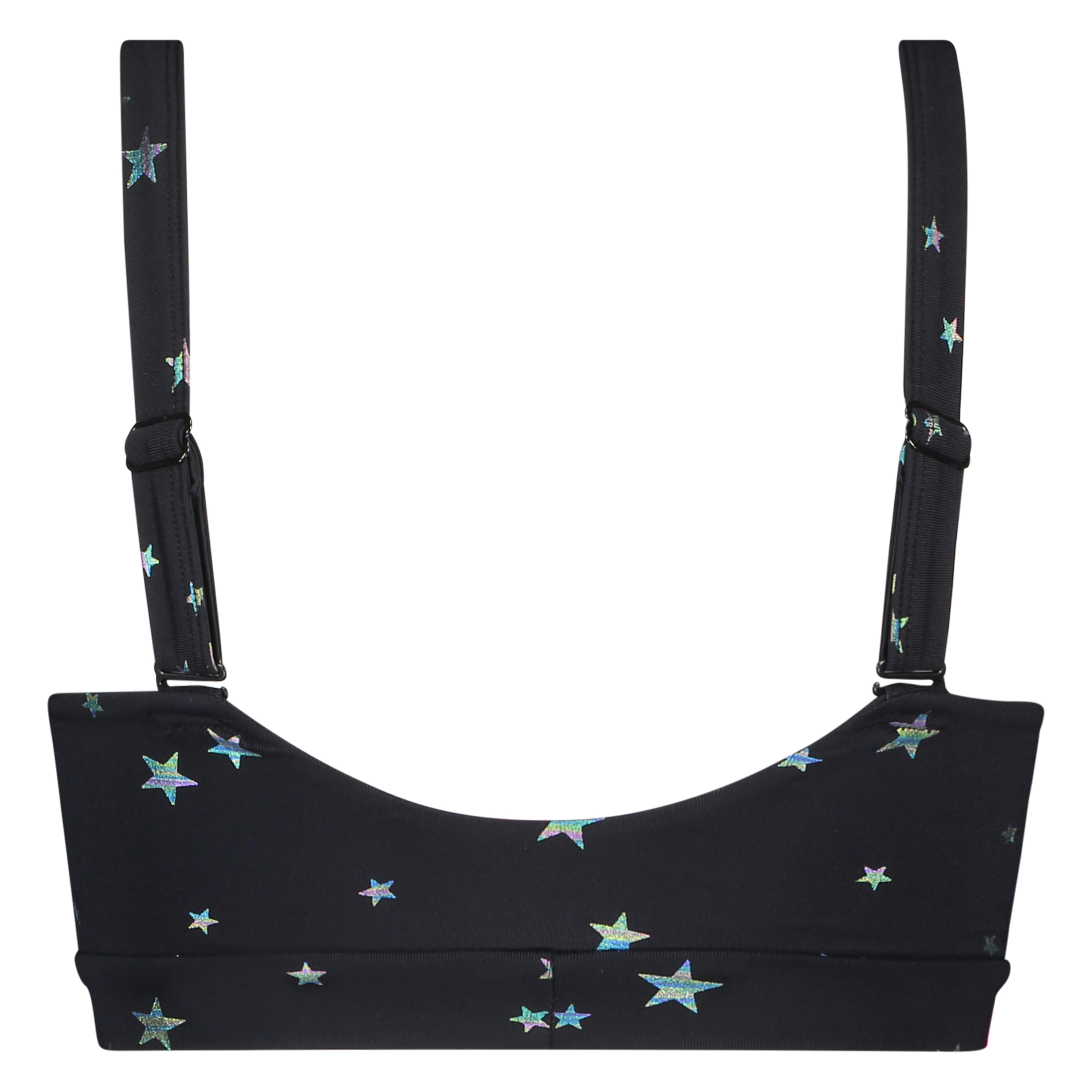 Soutien-gorge de sport asym&eacute;trique, Noir, main