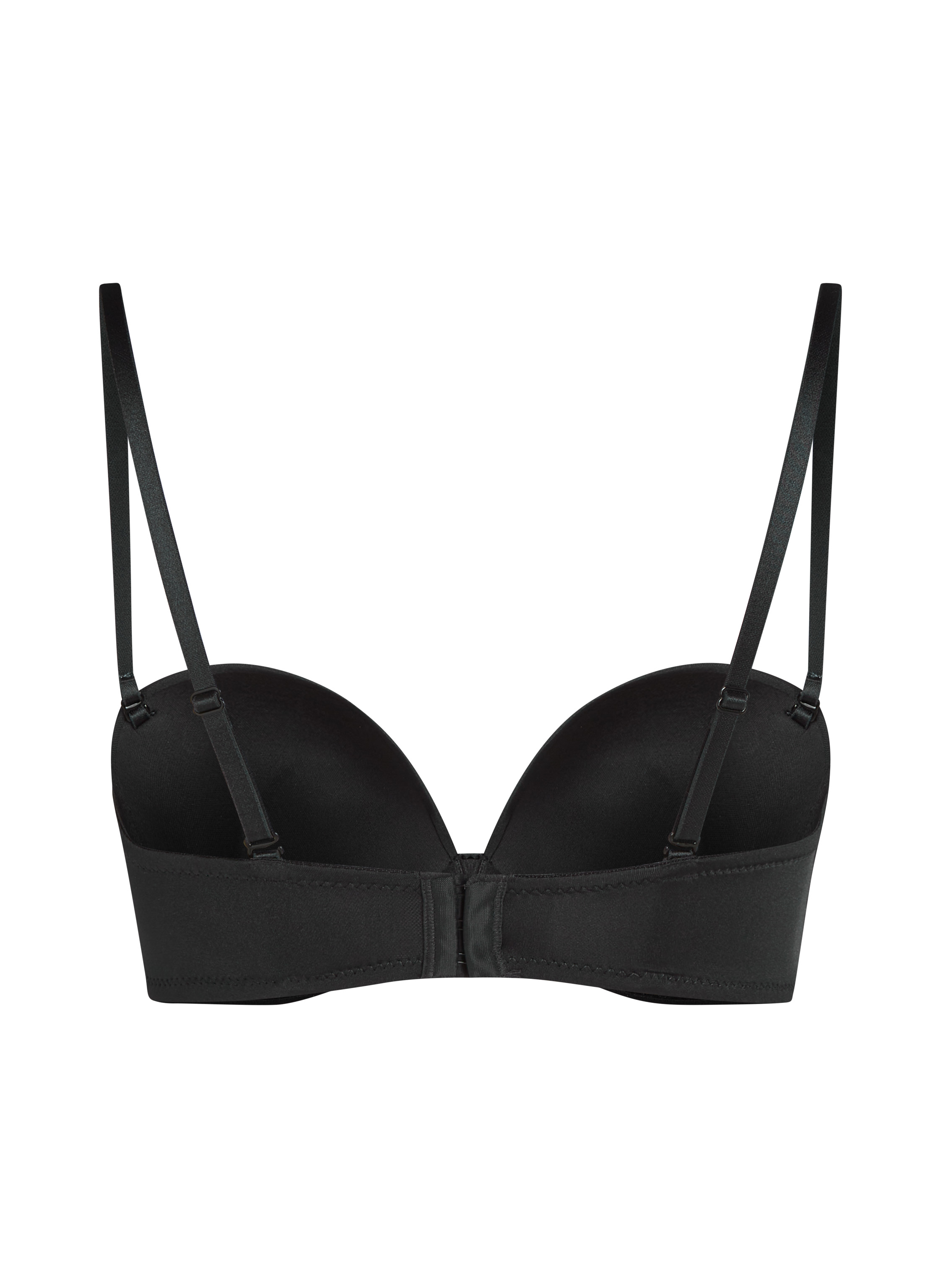 Soutien-gorge maximiseur pr&eacute;form&eacute; sans bretelles, Noir, main