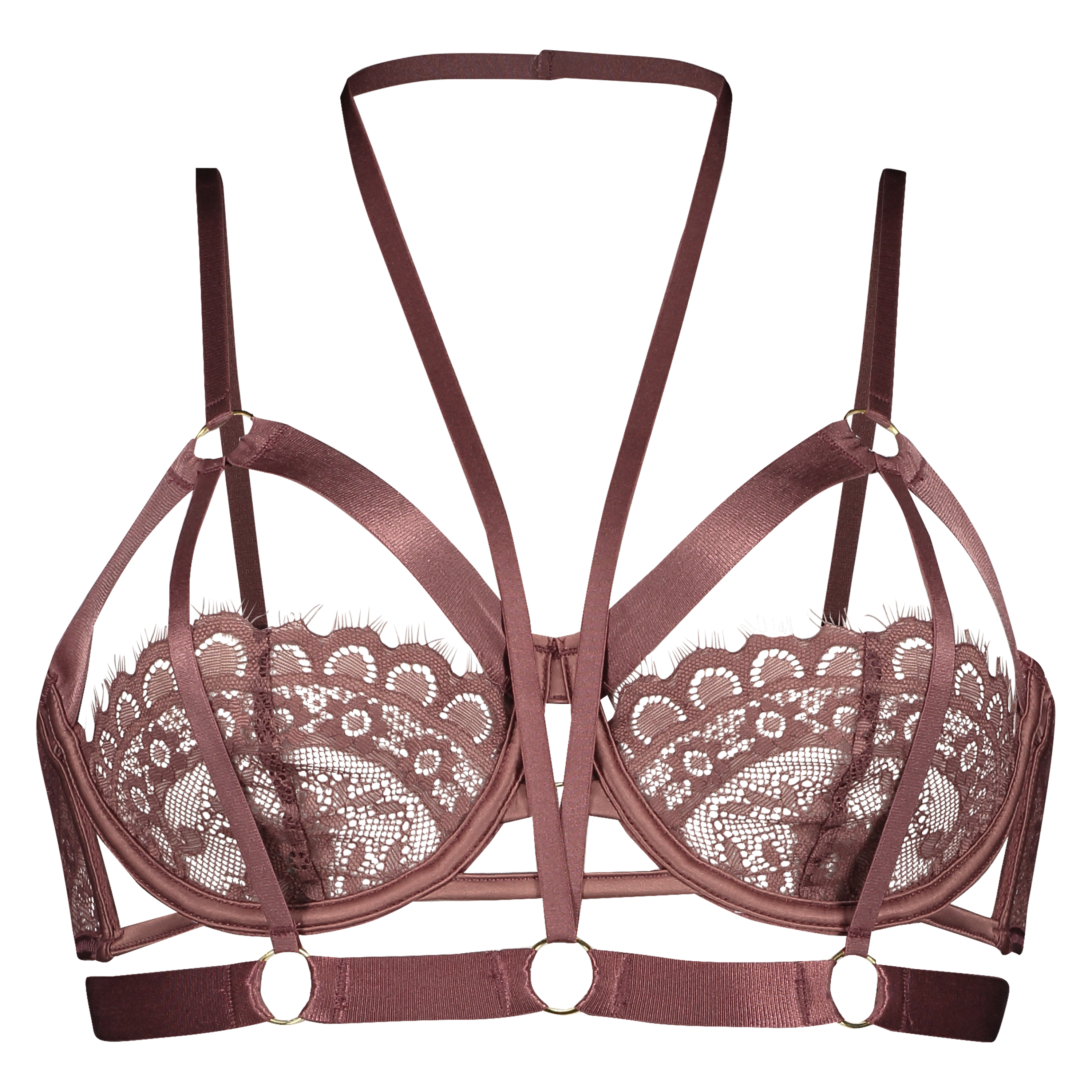 Soutien-gorge &agrave; armatures non-pr&eacute;form&eacute; Jacky, Rose, main