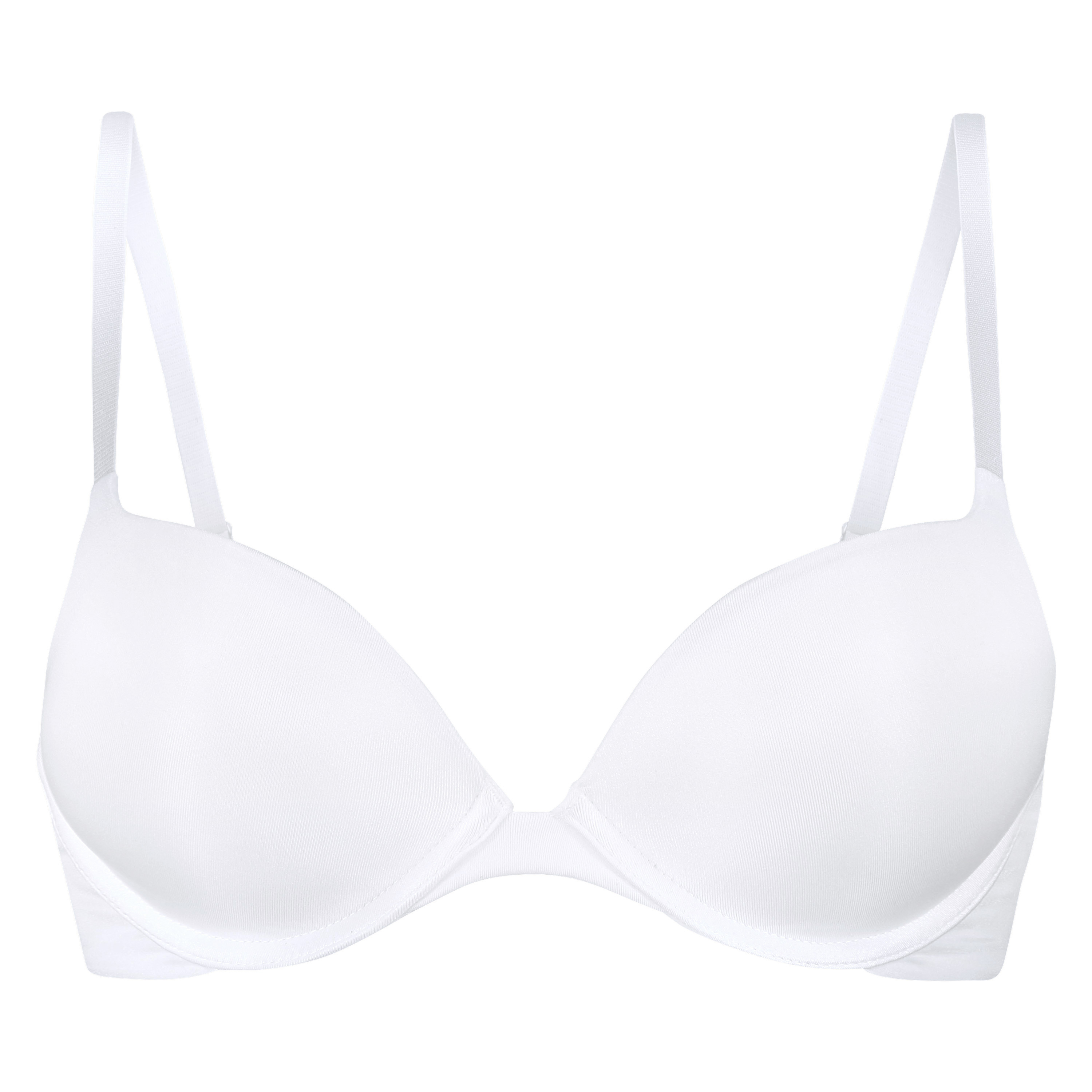 Soutien-gorge &agrave; armatures pr&eacute;form&eacute; maximiseur Plunge, Blanc, main