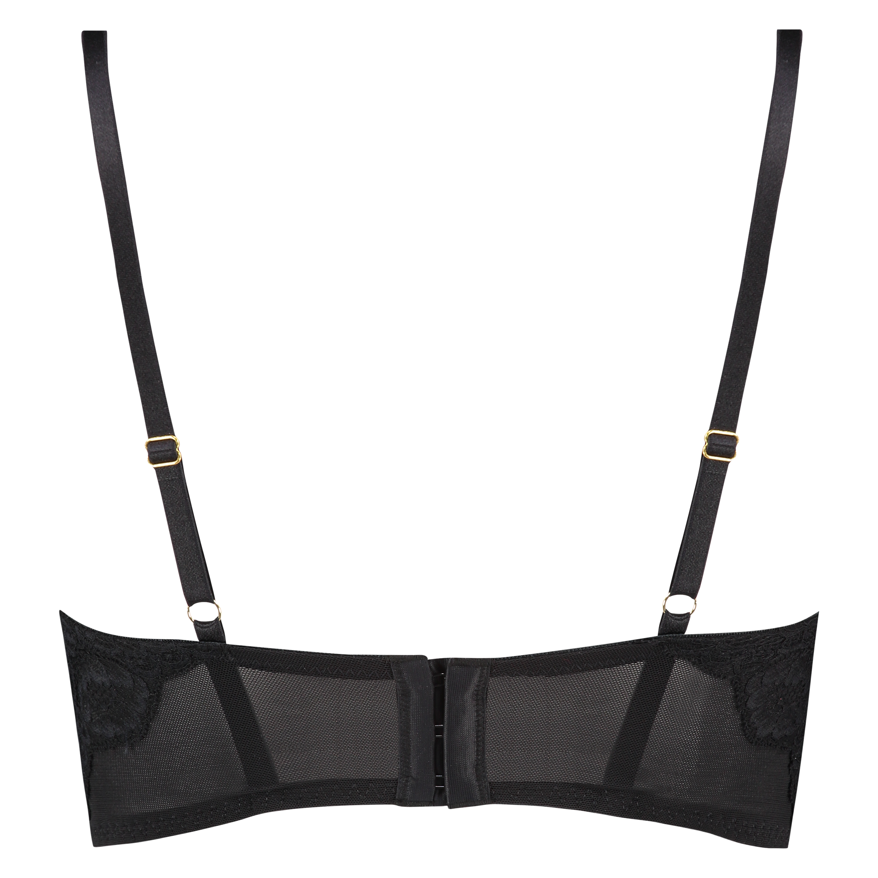 Soutien-gorge push-up &agrave; la palangre &agrave; armatures rembourr&eacute; Zinnia Ann Kathrin, Noir, main