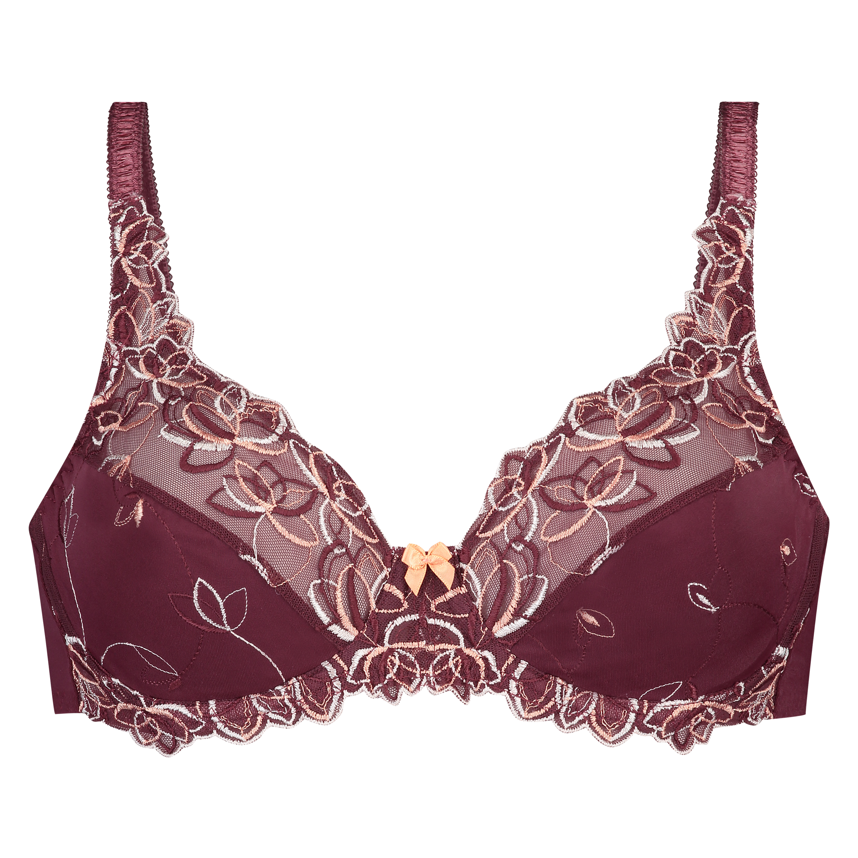Soutien-gorge &agrave; armatures non-pr&eacute;form&eacute; Diva, Rouge, main