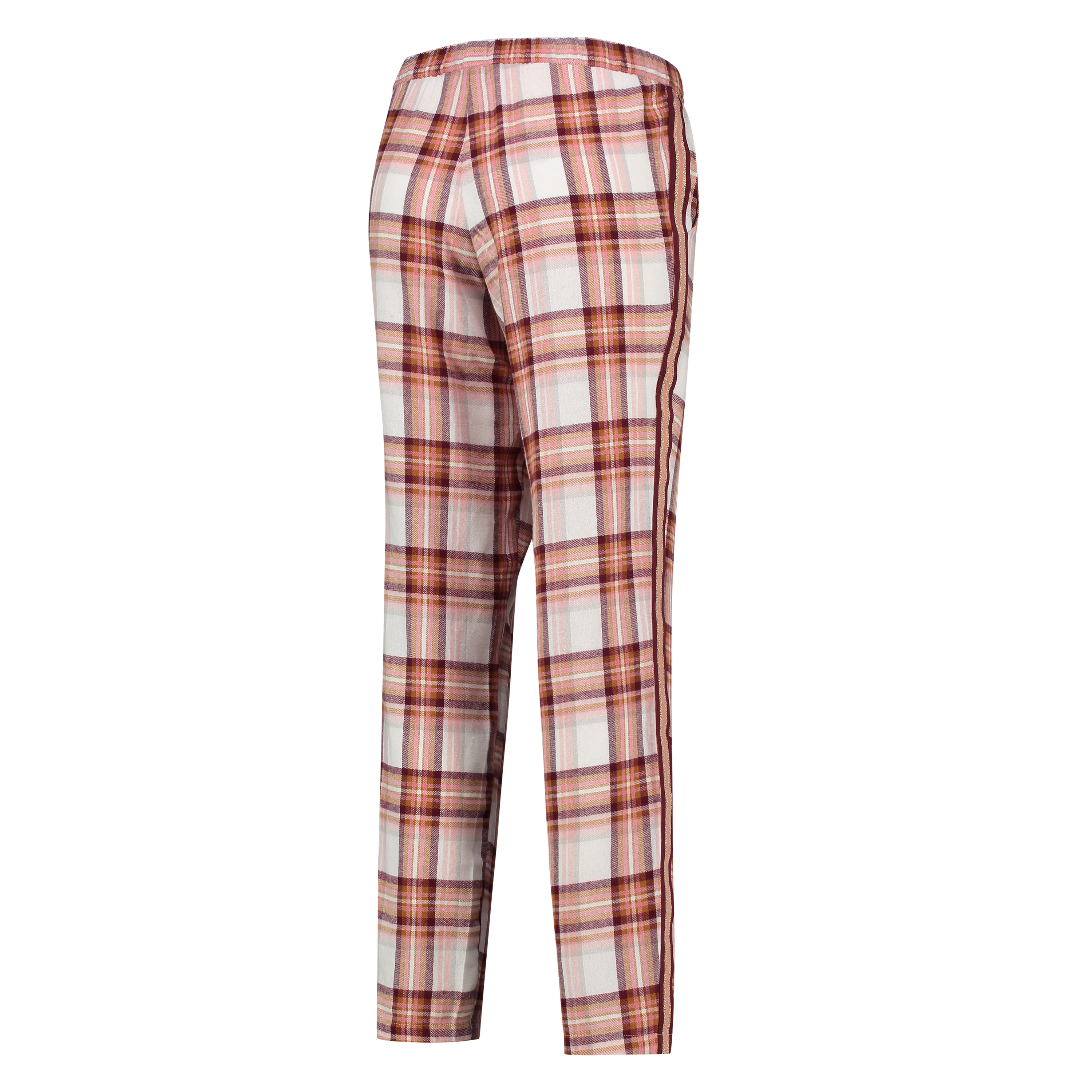 Pantalon de pijama &agrave; carreaux, Rouge, main