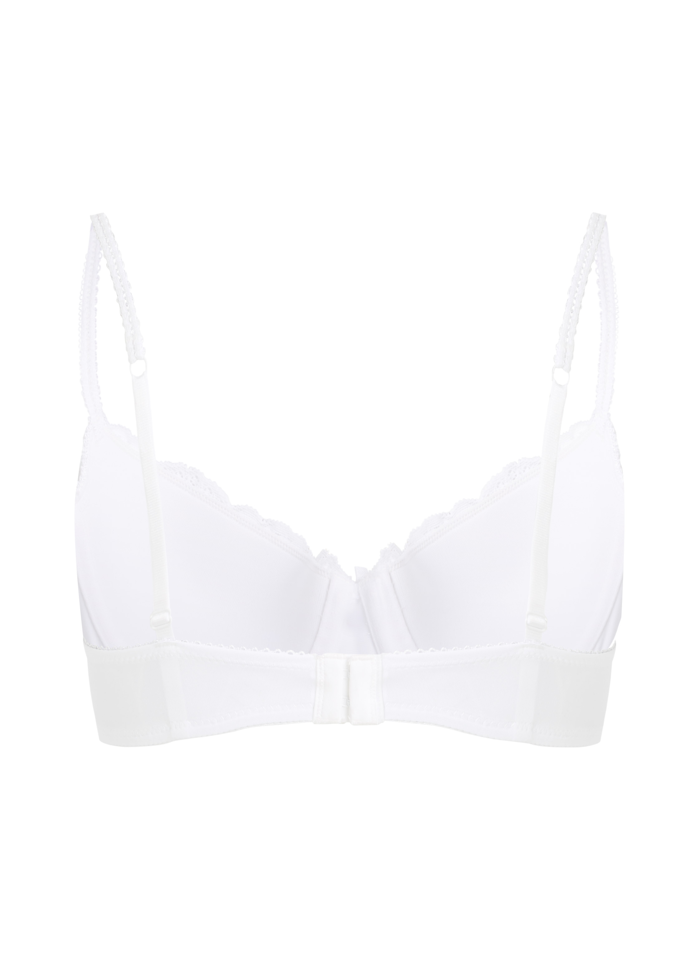 Soutien-gorge &agrave; armatures pr&eacute;form&eacute; Secret Lace, Blanc, main