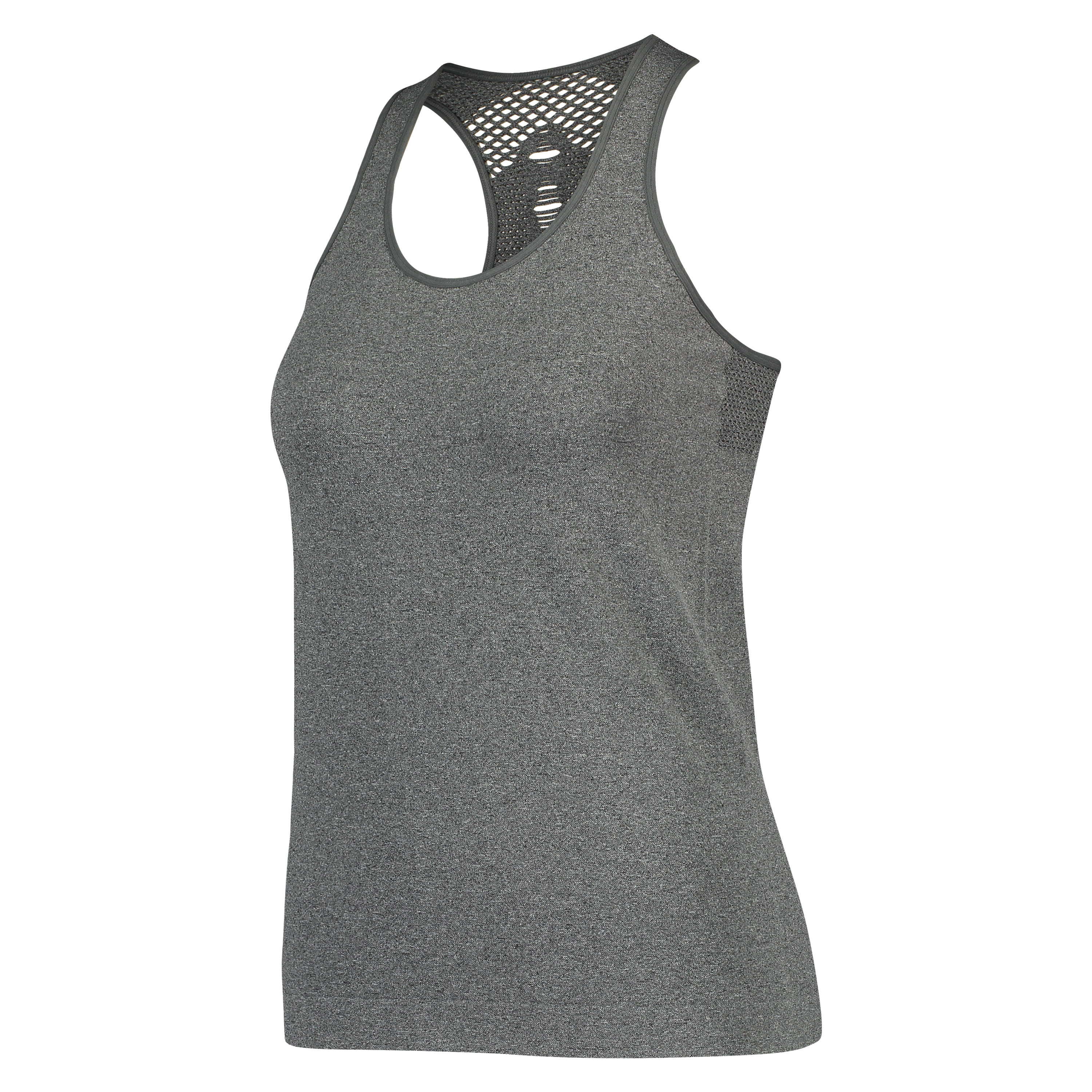 HKMX Haut tank top roundknit, Gris, main